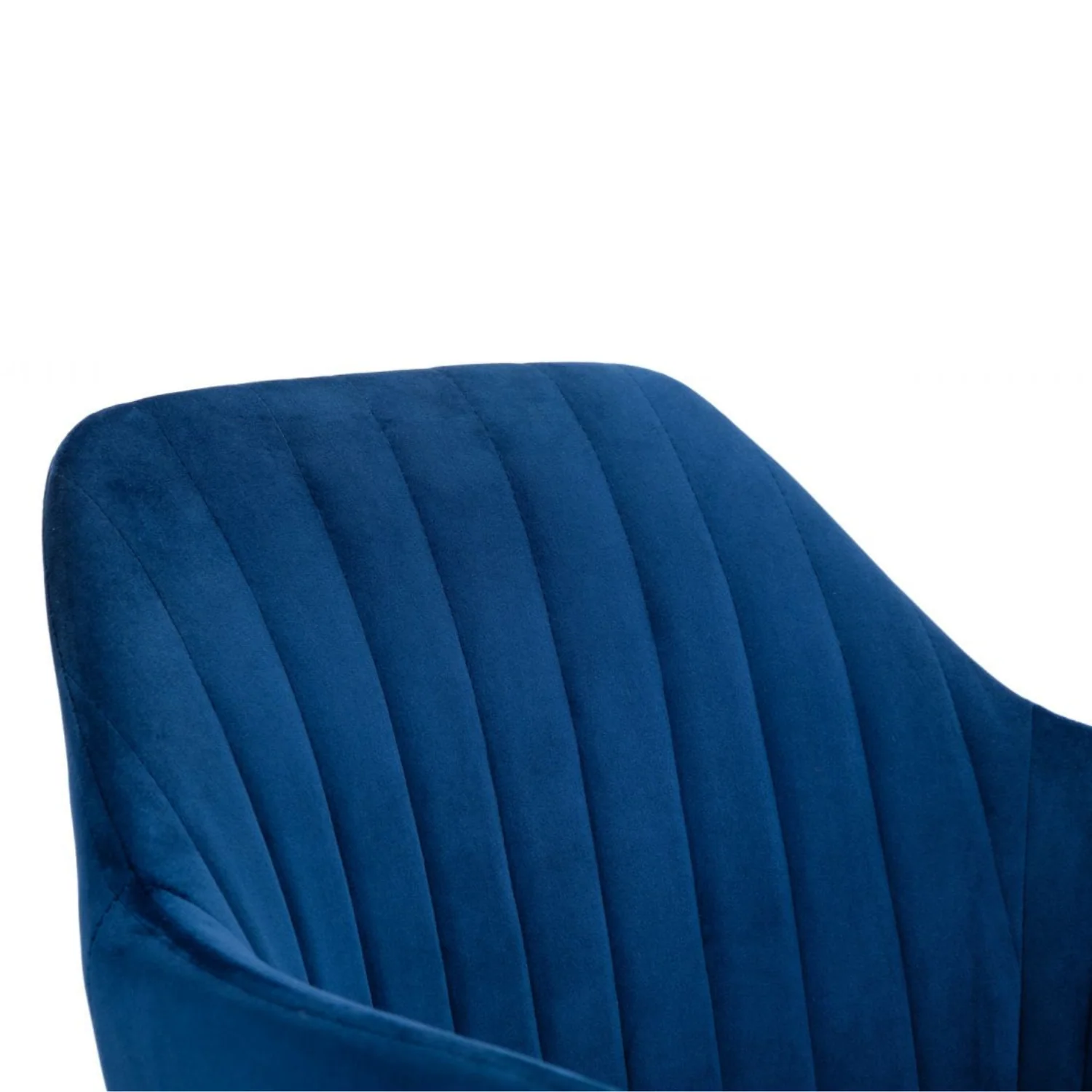 Kahlo Office Chair Blue & Chrome - Image 3