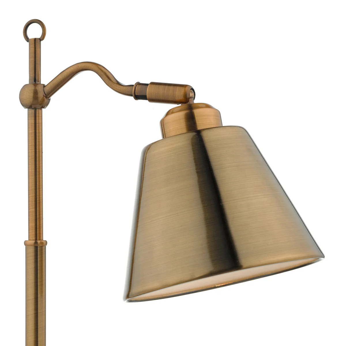 Kempten Task Table Lamp Antique Brass with Adjustable Task Light – Lighting Collection Home Décor - Image 3
