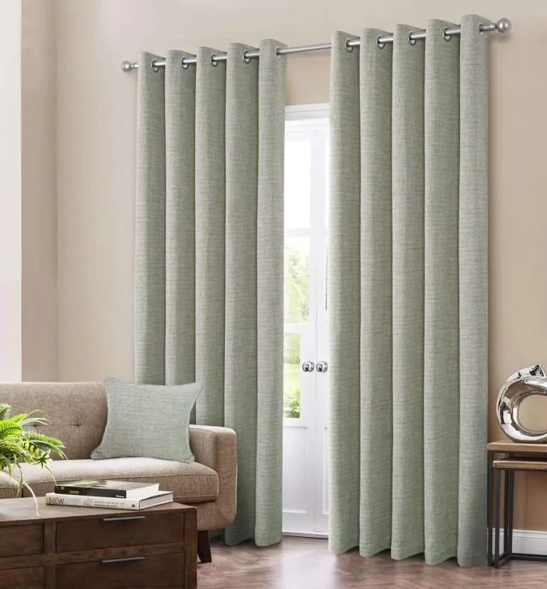 Kendal Green Lined Curtains