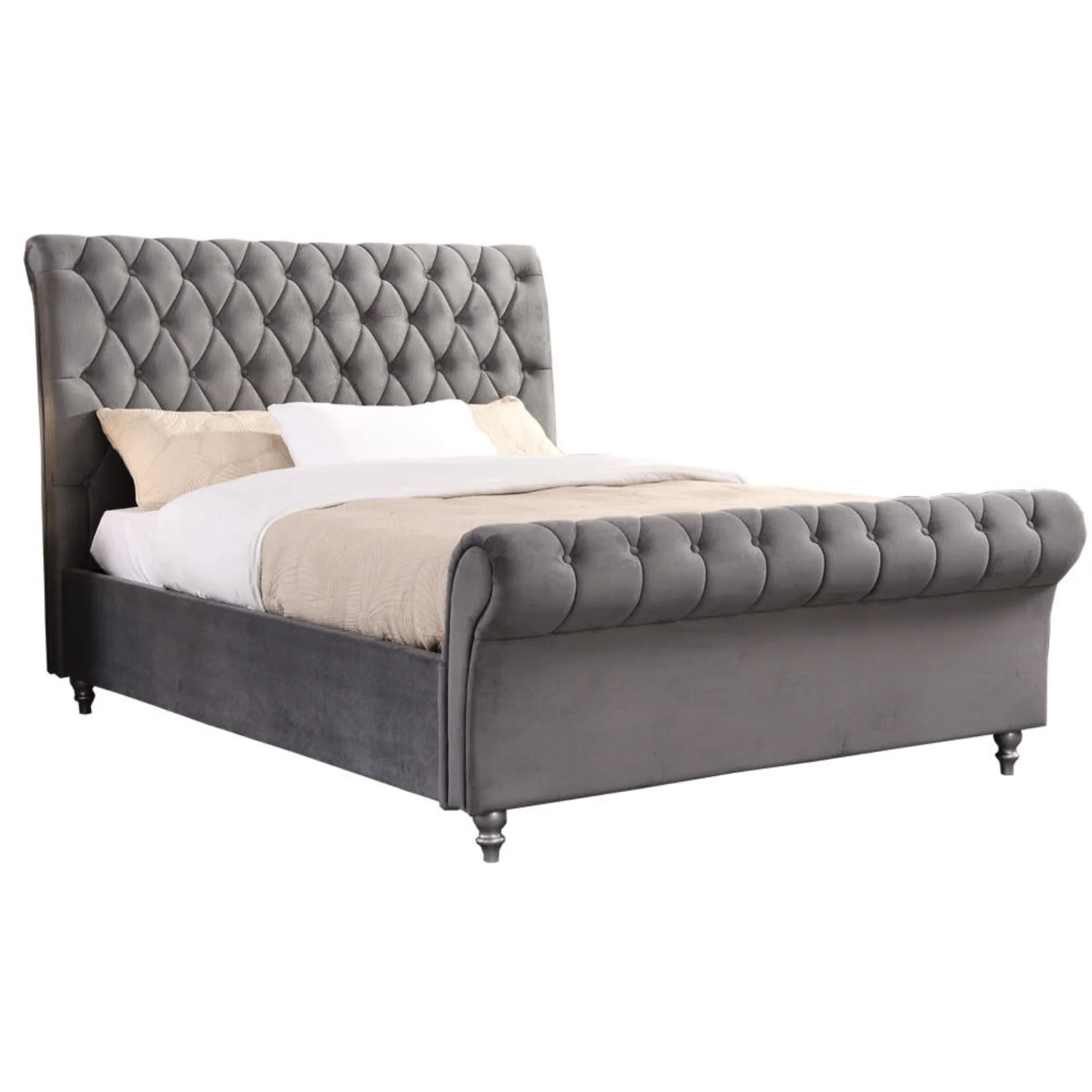 Kilkenny King Size Bed Grey