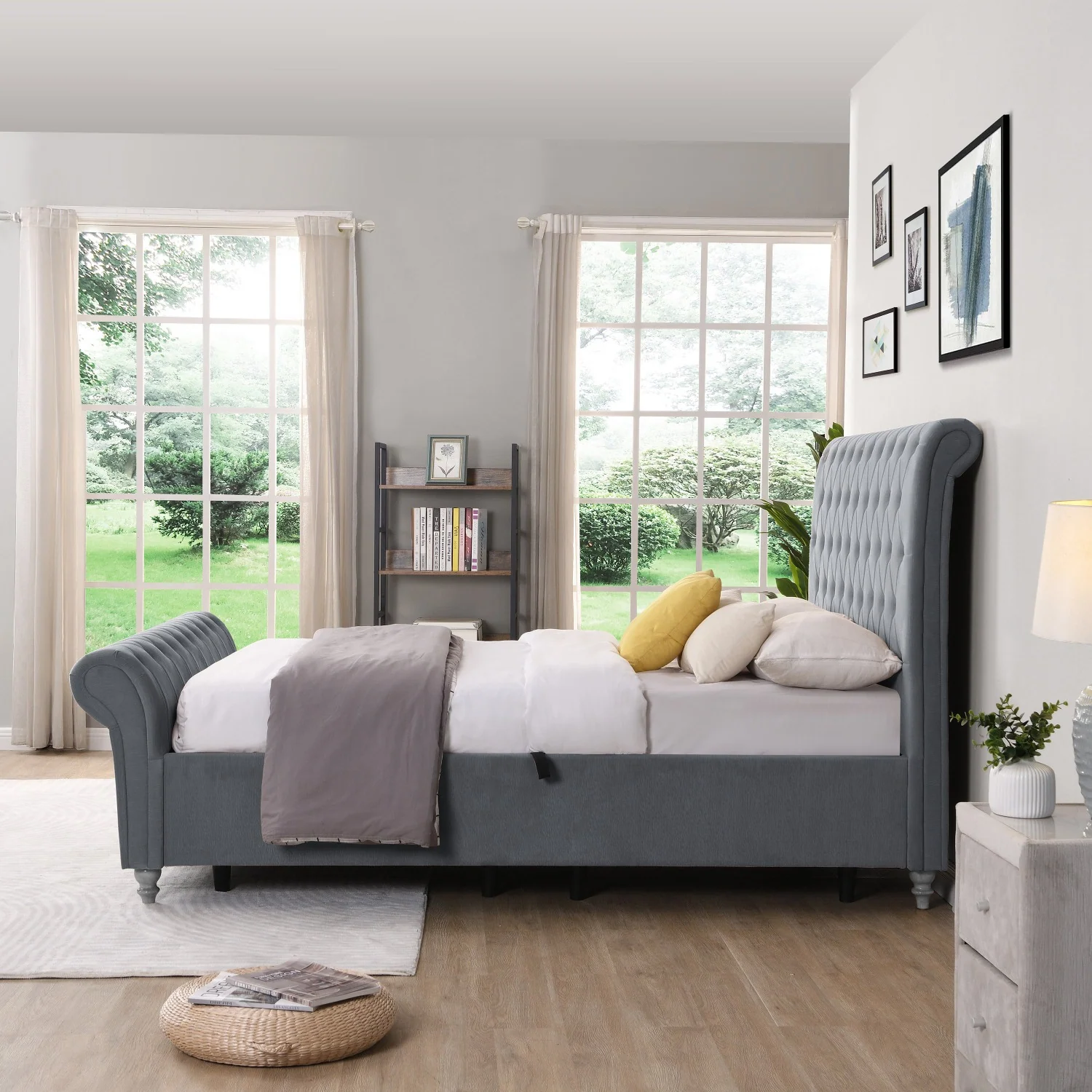 Kilkenny Ottoman King Bed Grey - Image 2
