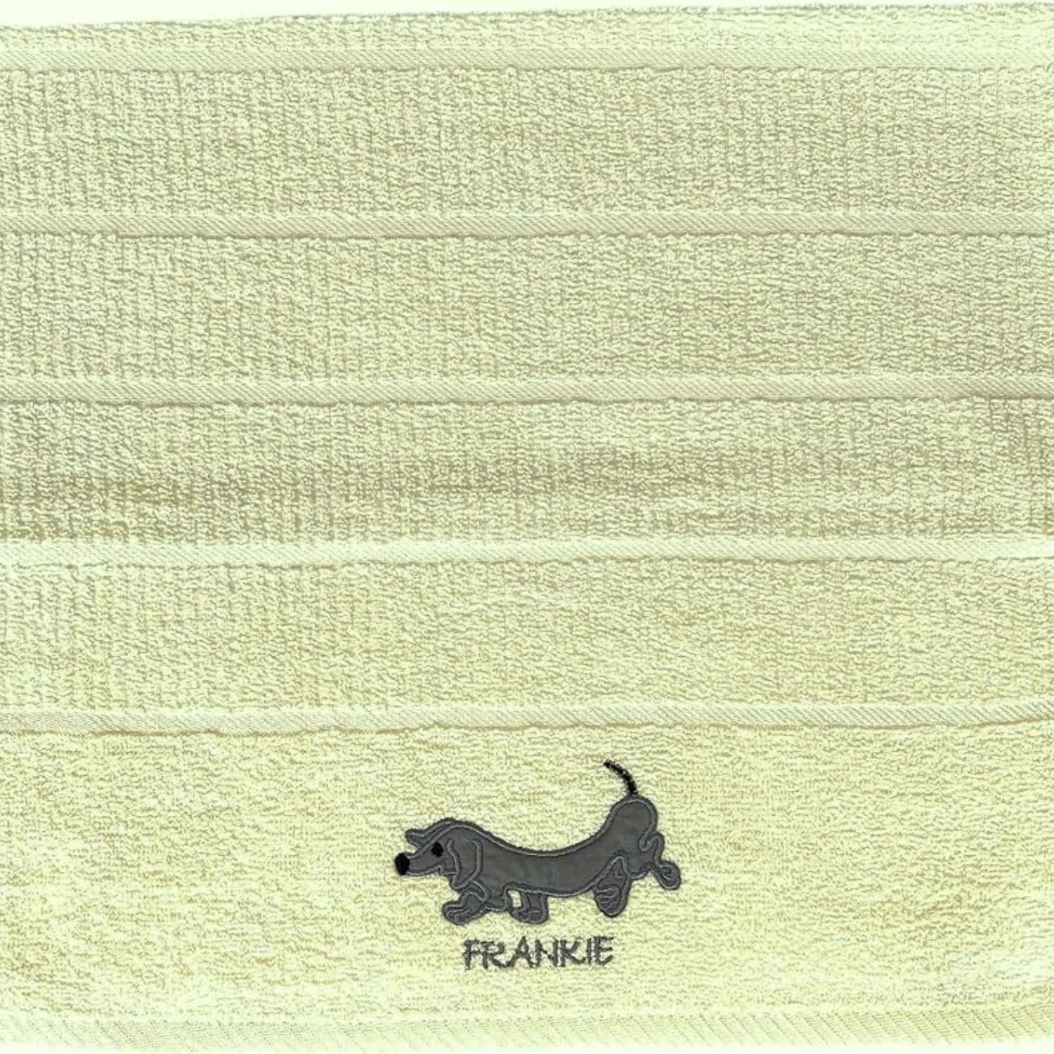 Kitchen Towel Frankie Dog Green