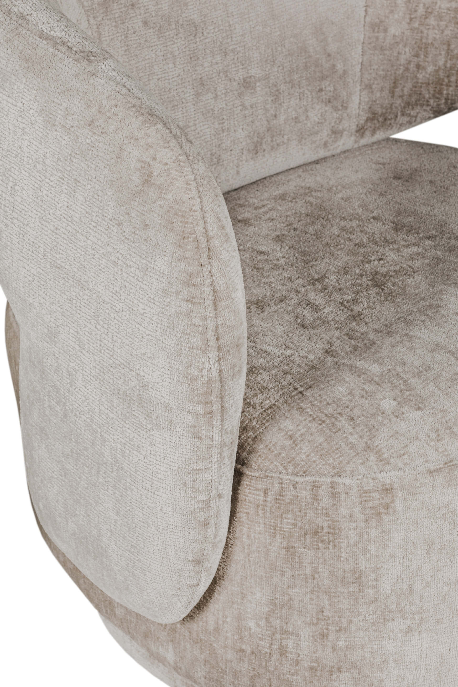 Koa Swivel Accent Chair Mink - Image 5