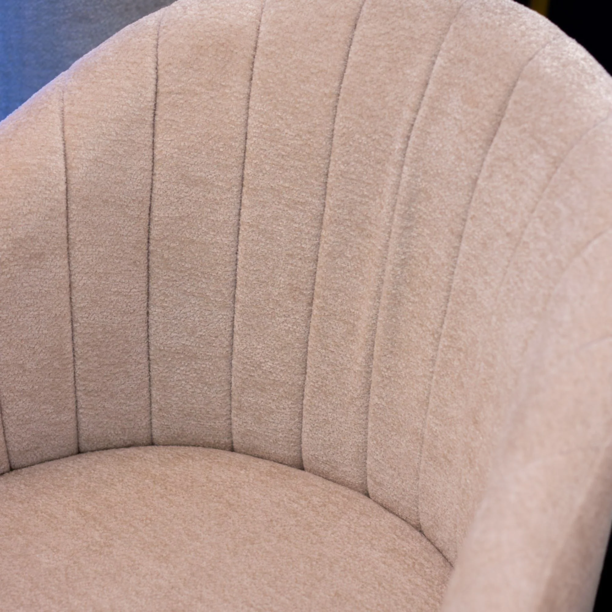 Lainey Ivory Fabric Dining Chair – Comfortable Dining Room Seating - Image 5