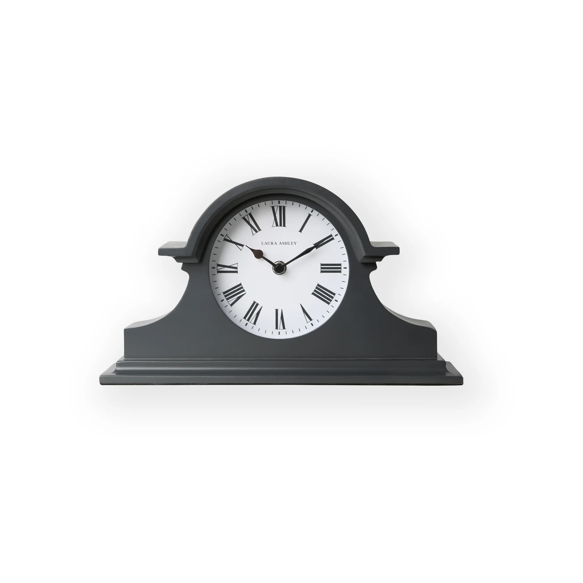 Laura Ashley Edith Mantel Clock Charcoal Grey