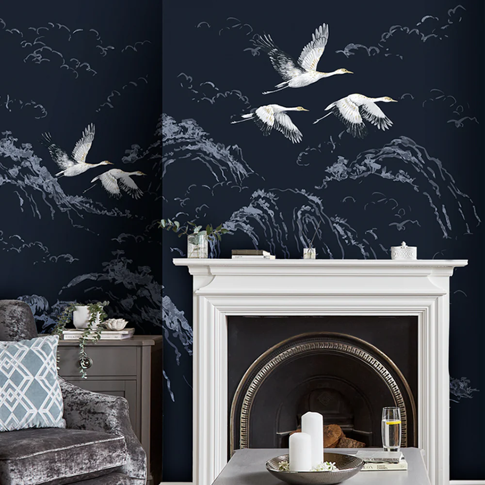 Laura Ashley Mural Animalia Midnight - Image 2