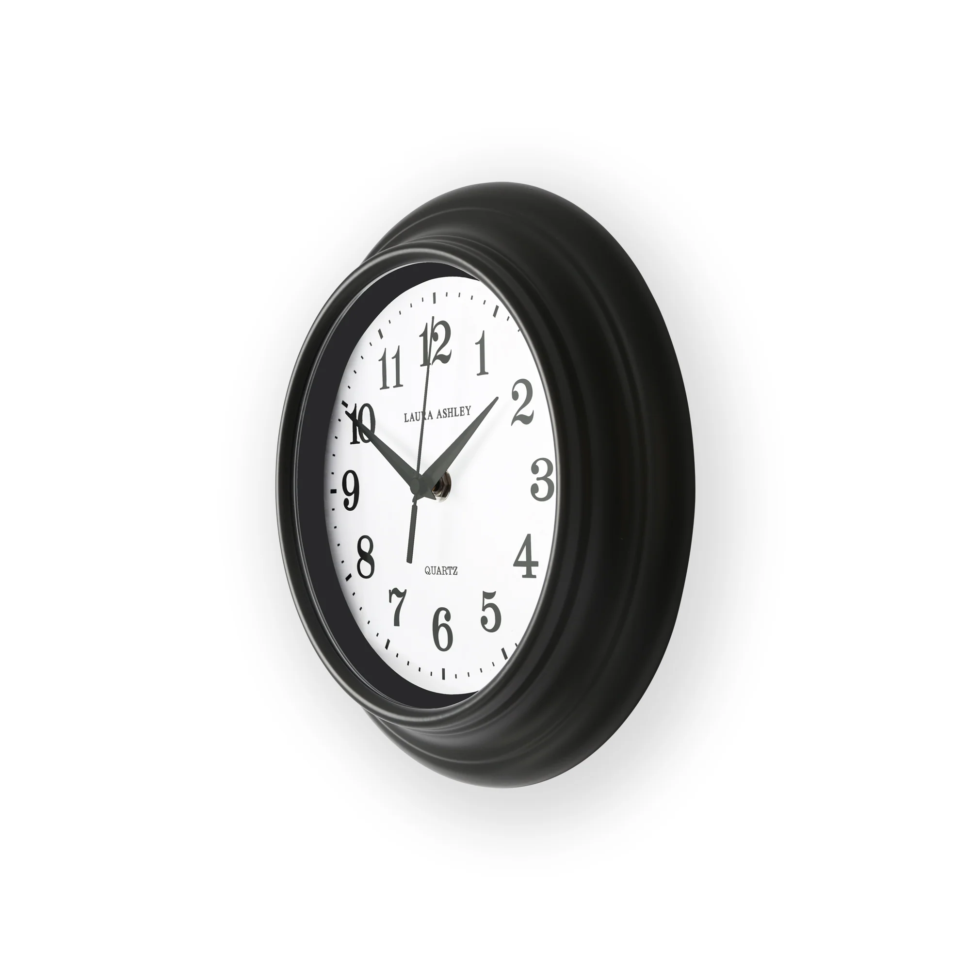 Laura Ashley Newgale Small Kitchen Clock Charcoal Grey - Image 3