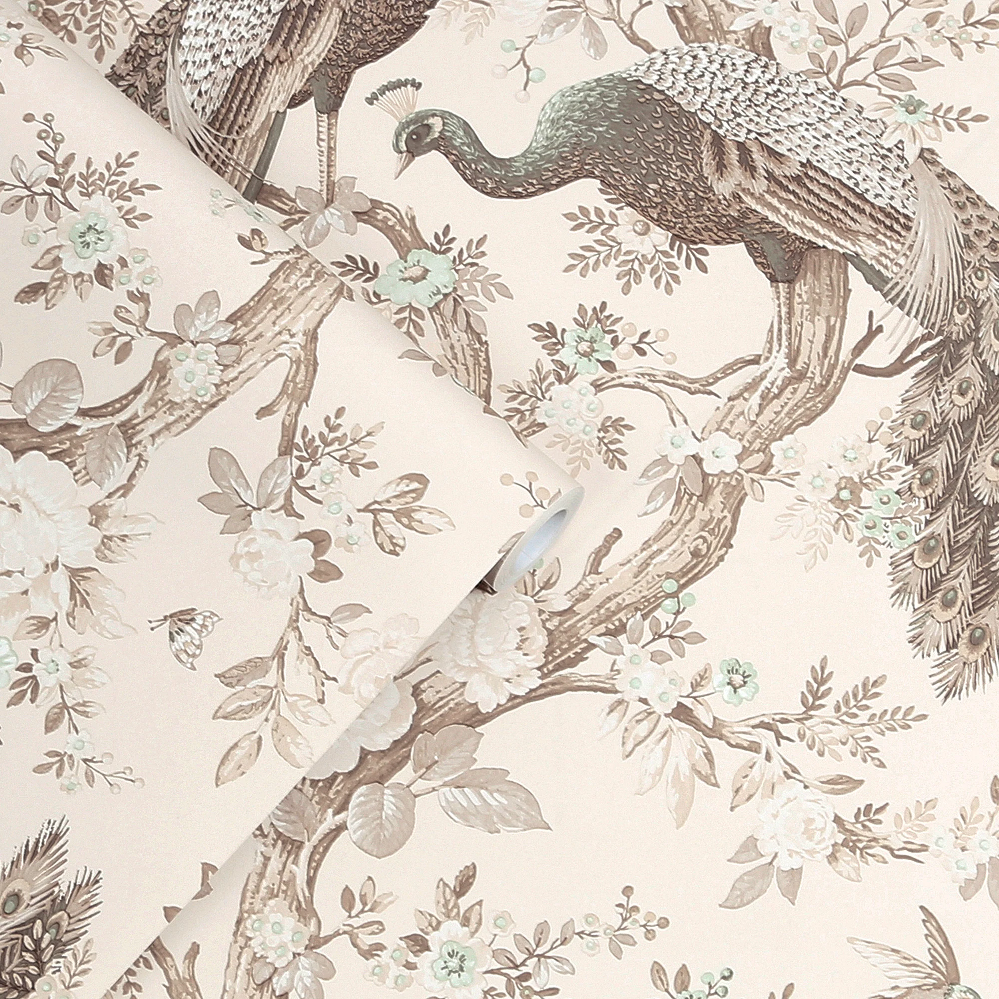 Laura Ashley Wallpaper Belvedere Soft Truffle - Image 3