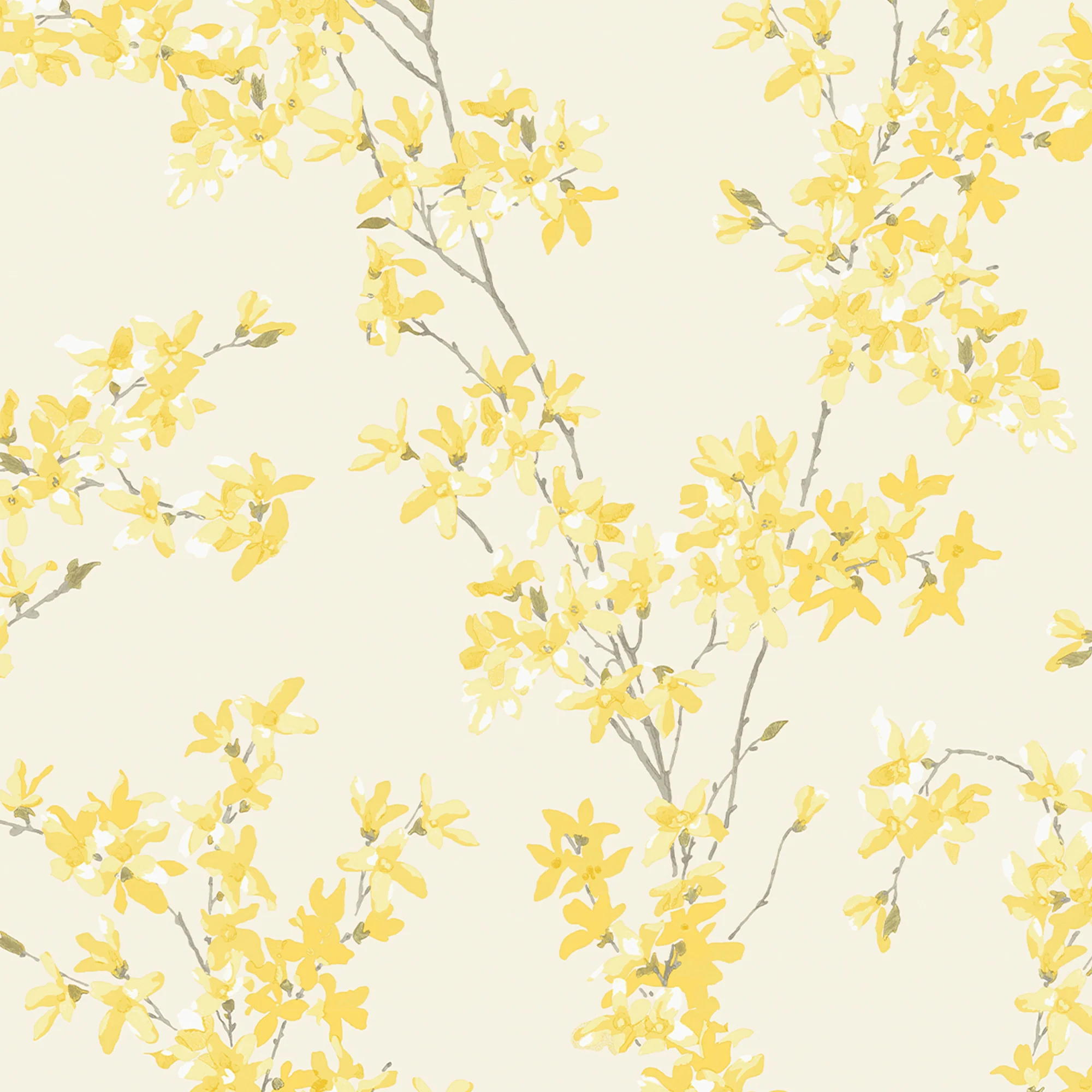 Laura Ashley Wallpaper Forsythia Sunshine