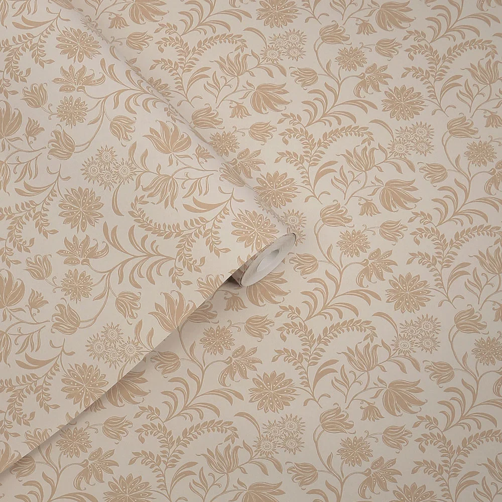 Laura Ashley Wallpaper Hemingway Caramel - Image 2