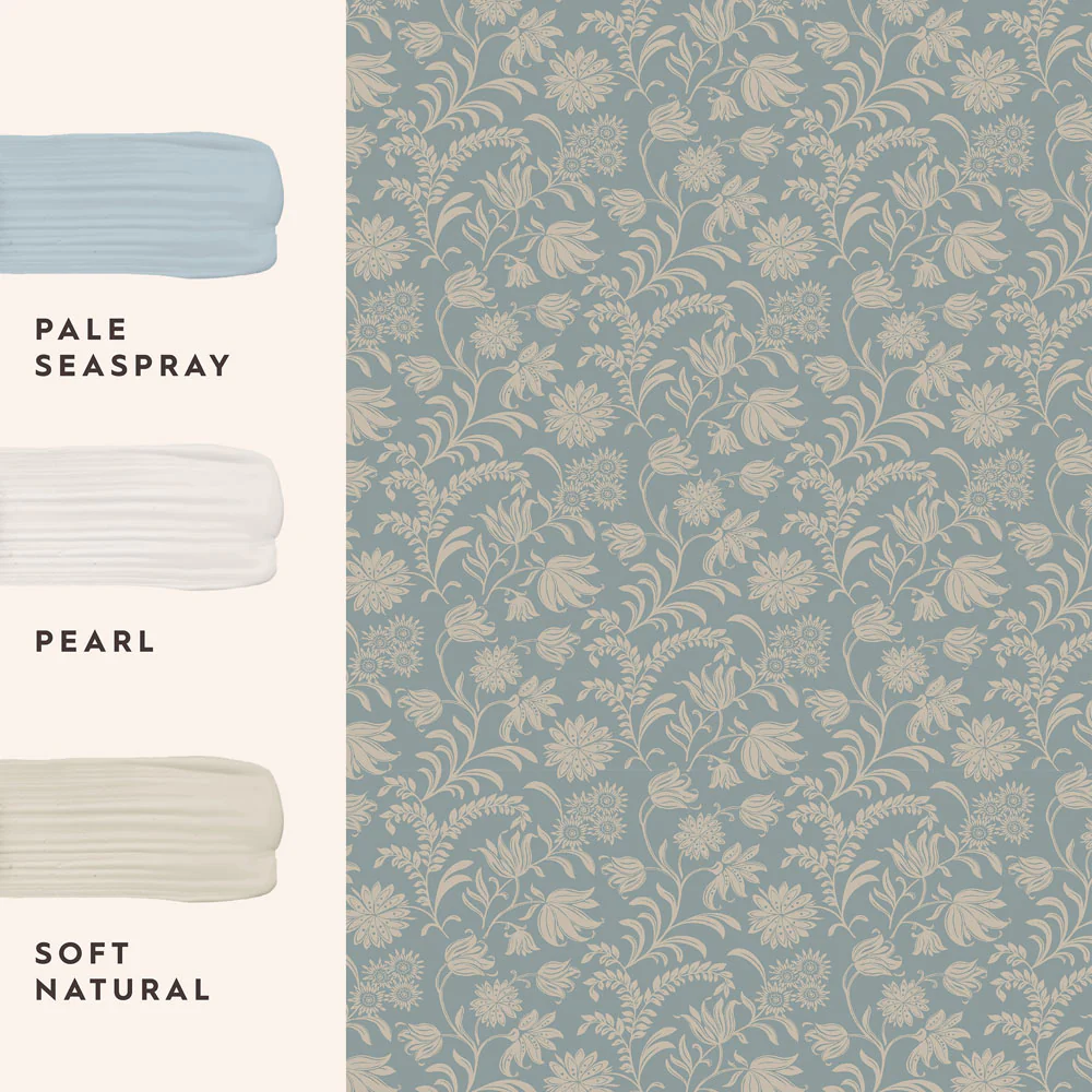 Laura Ashley Wallpaper Hemingway Seaspray - Image 4