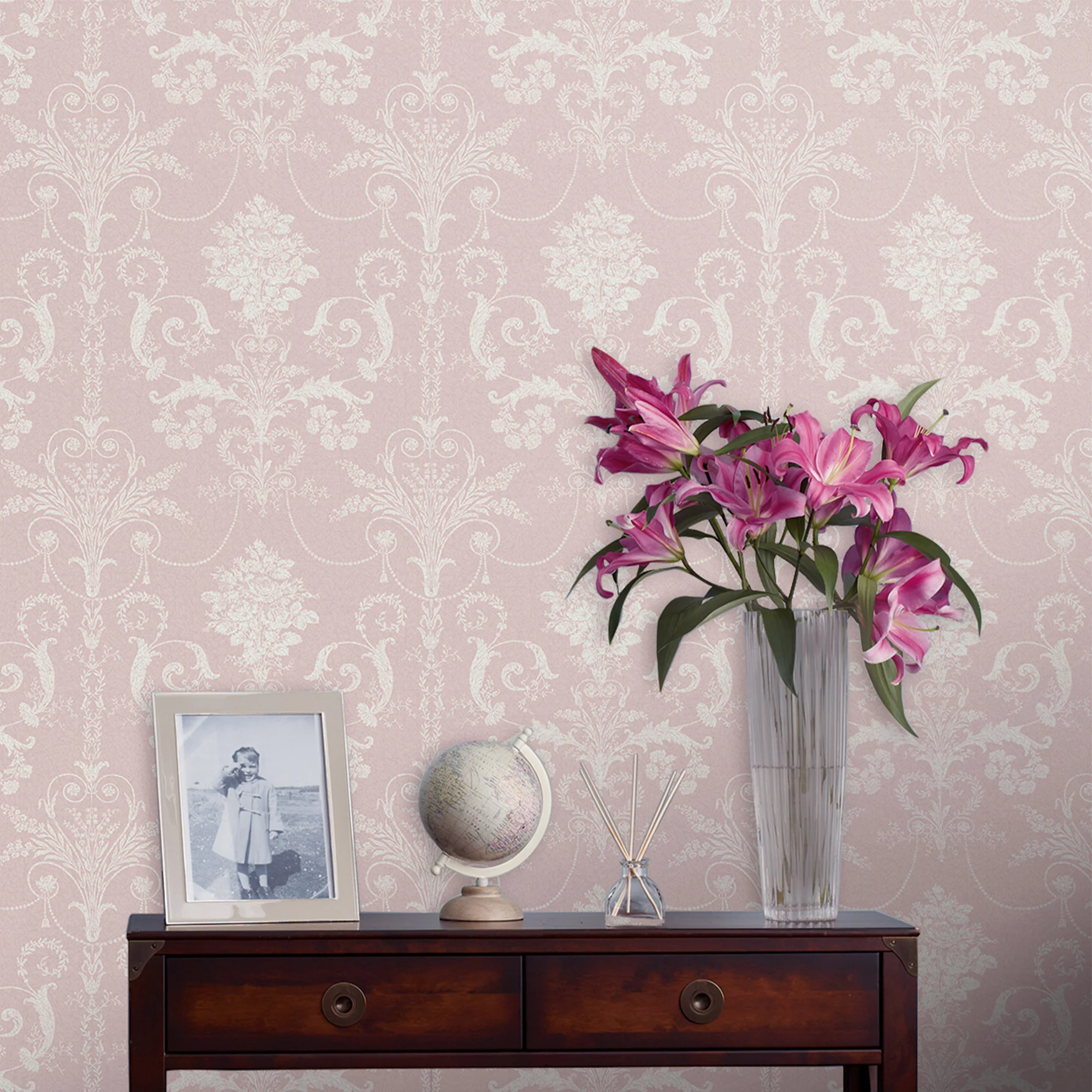 Laura Ashley Wallpaper Josette Amethyst - Image 2