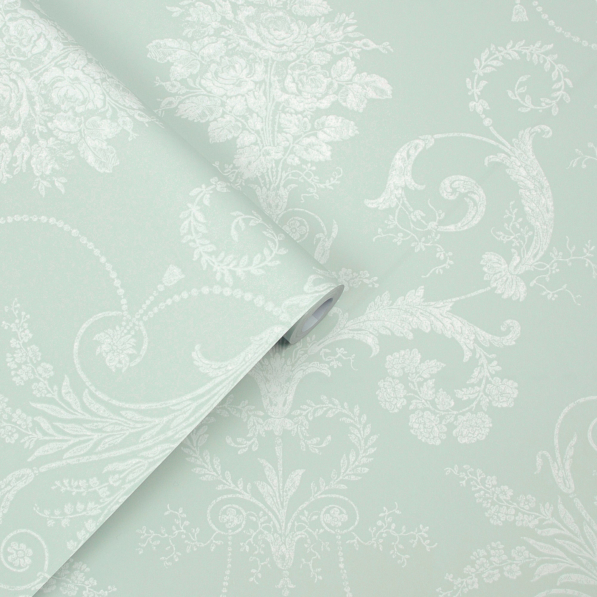 Laura Ashley Wallpaper Josette Duck Egg - Image 3