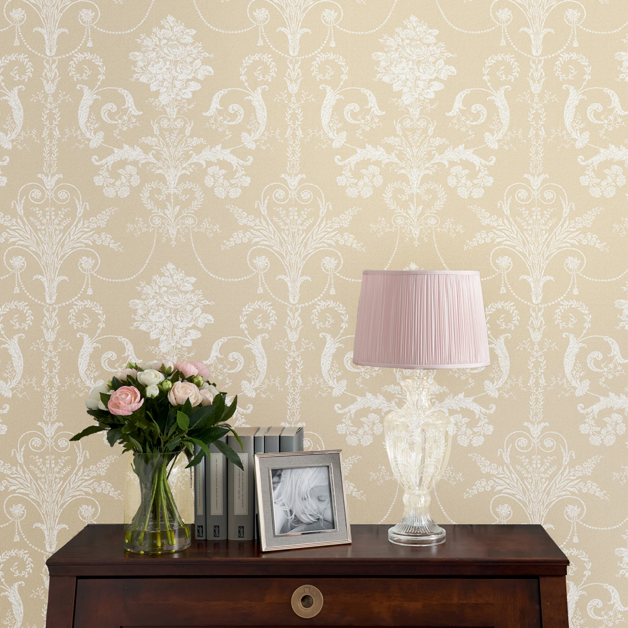 Laura Ashley Wallpaper Josette Linen - Image 2