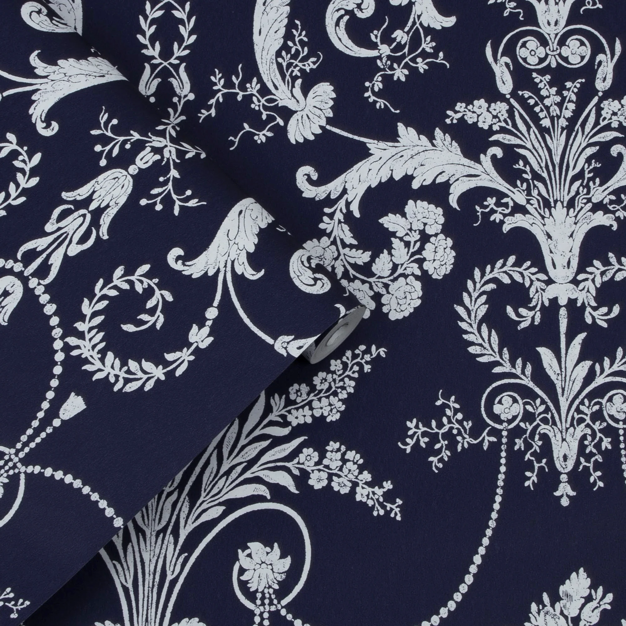 Laura Ashley Wallpaper Josette Midnight - Image 3