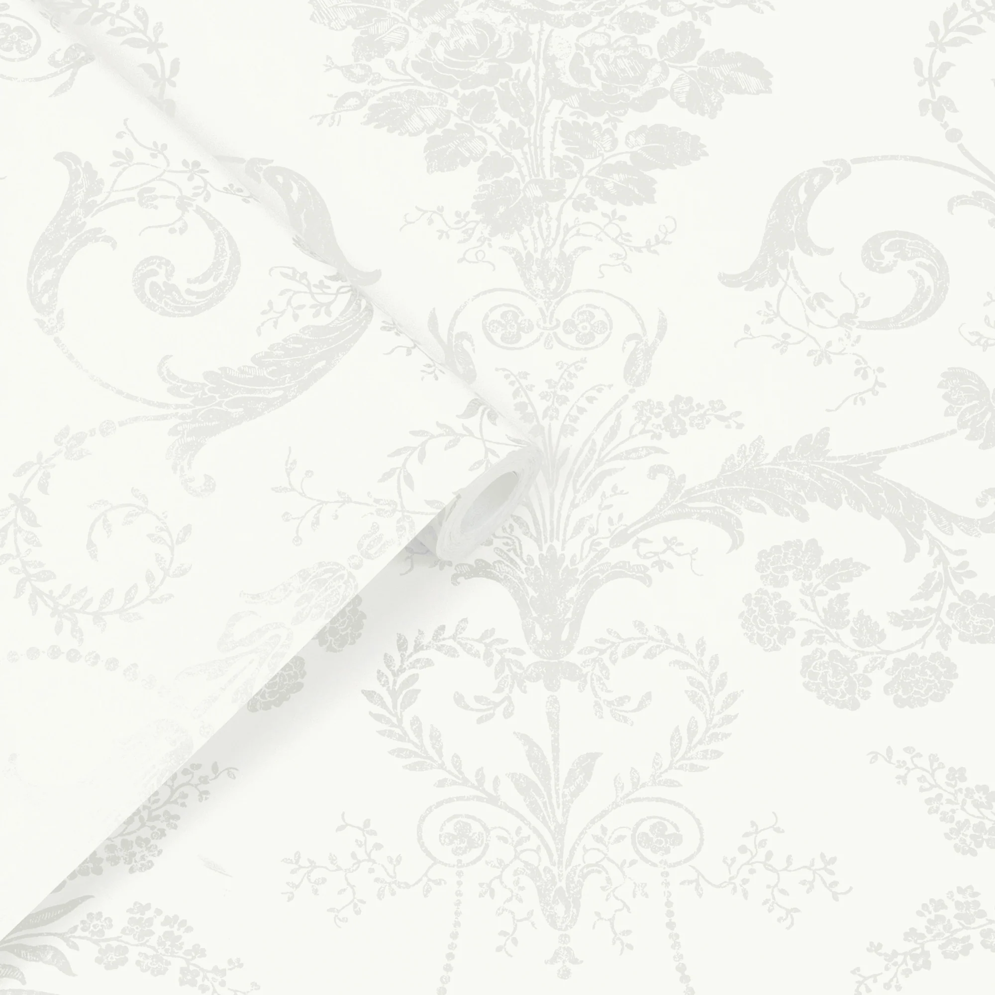 Laura Ashley Wallpaper Josette White