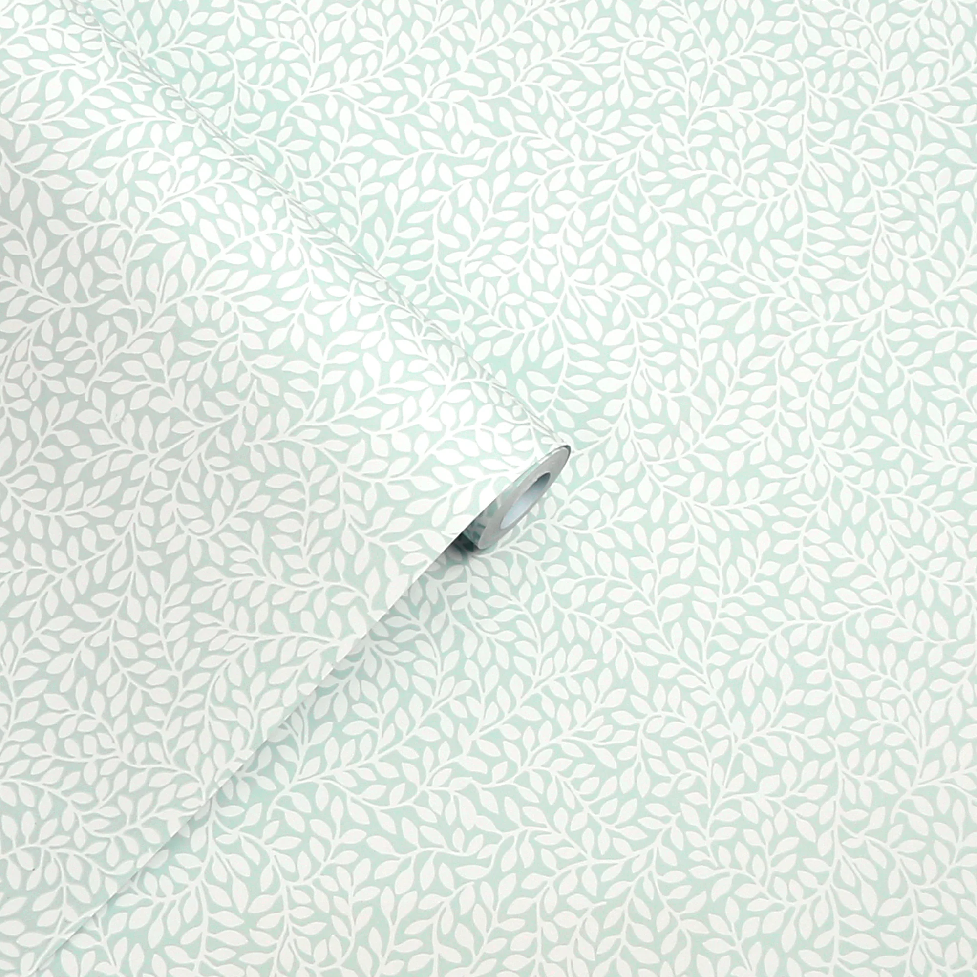 Laura Ashley Wallpaper Little Vines Duck Egg - Image 3