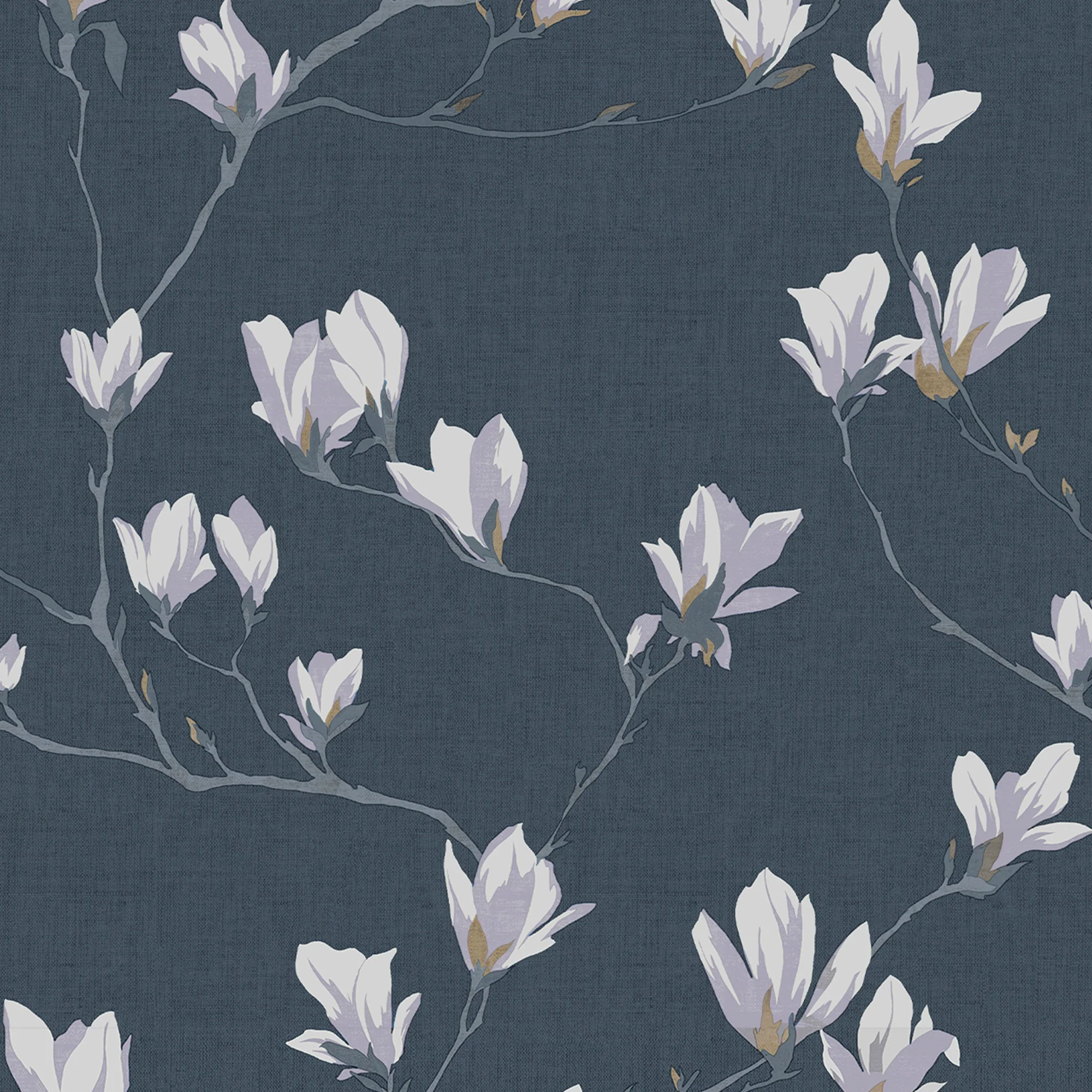 Laura Ashley Wallpaper Magnolia Grove Dusky Seaspray