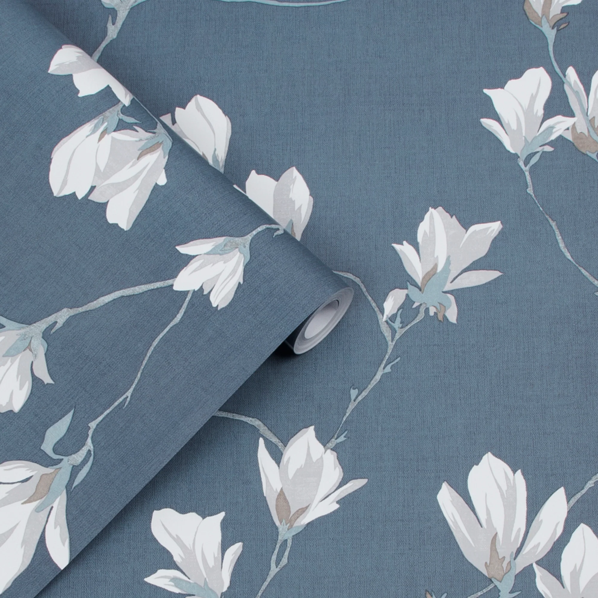 Laura Ashley Wallpaper Magnolia Grove Dusky Seaspray - Image 3