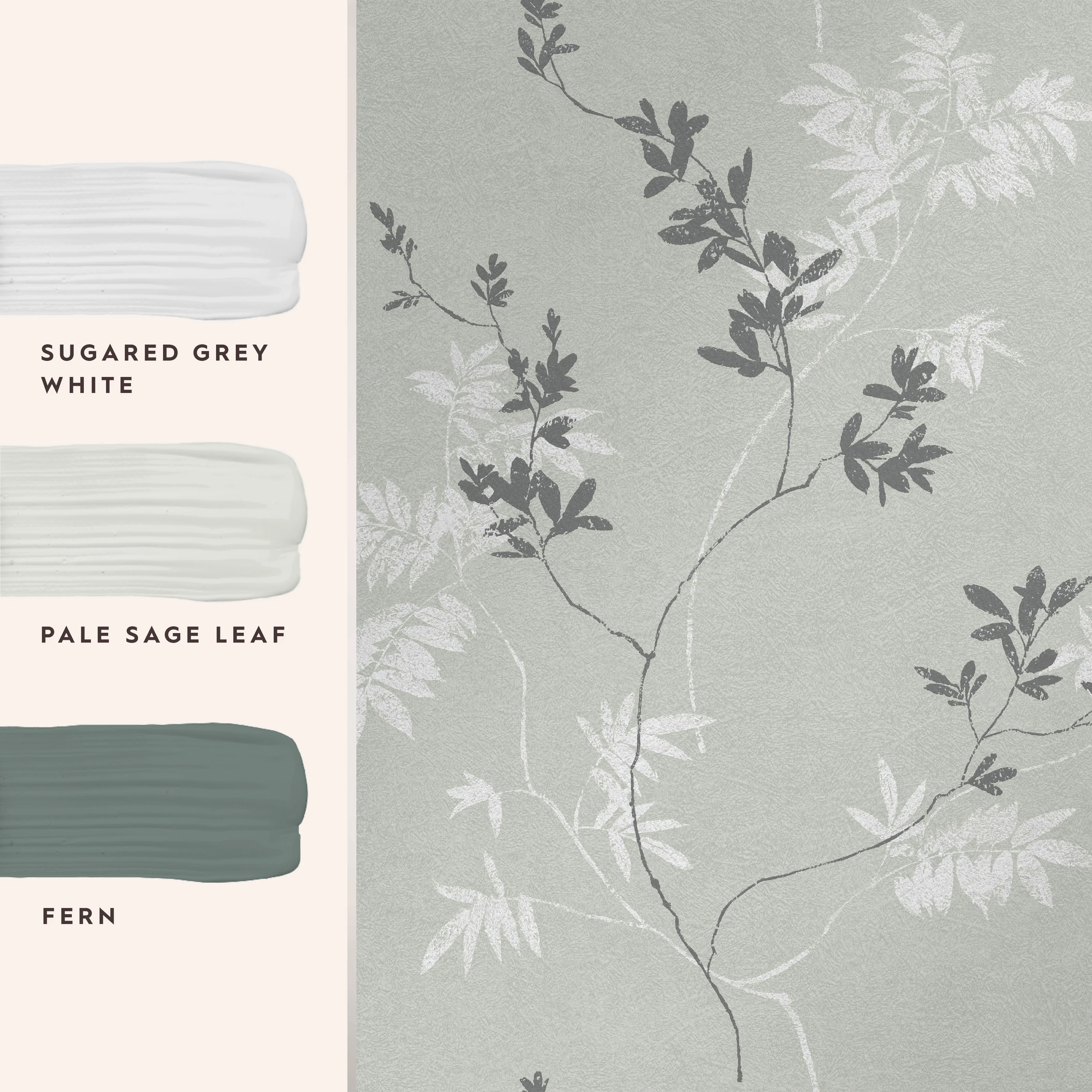 Laura Ashley Wallpaper Mari Mineral Green - Image 5