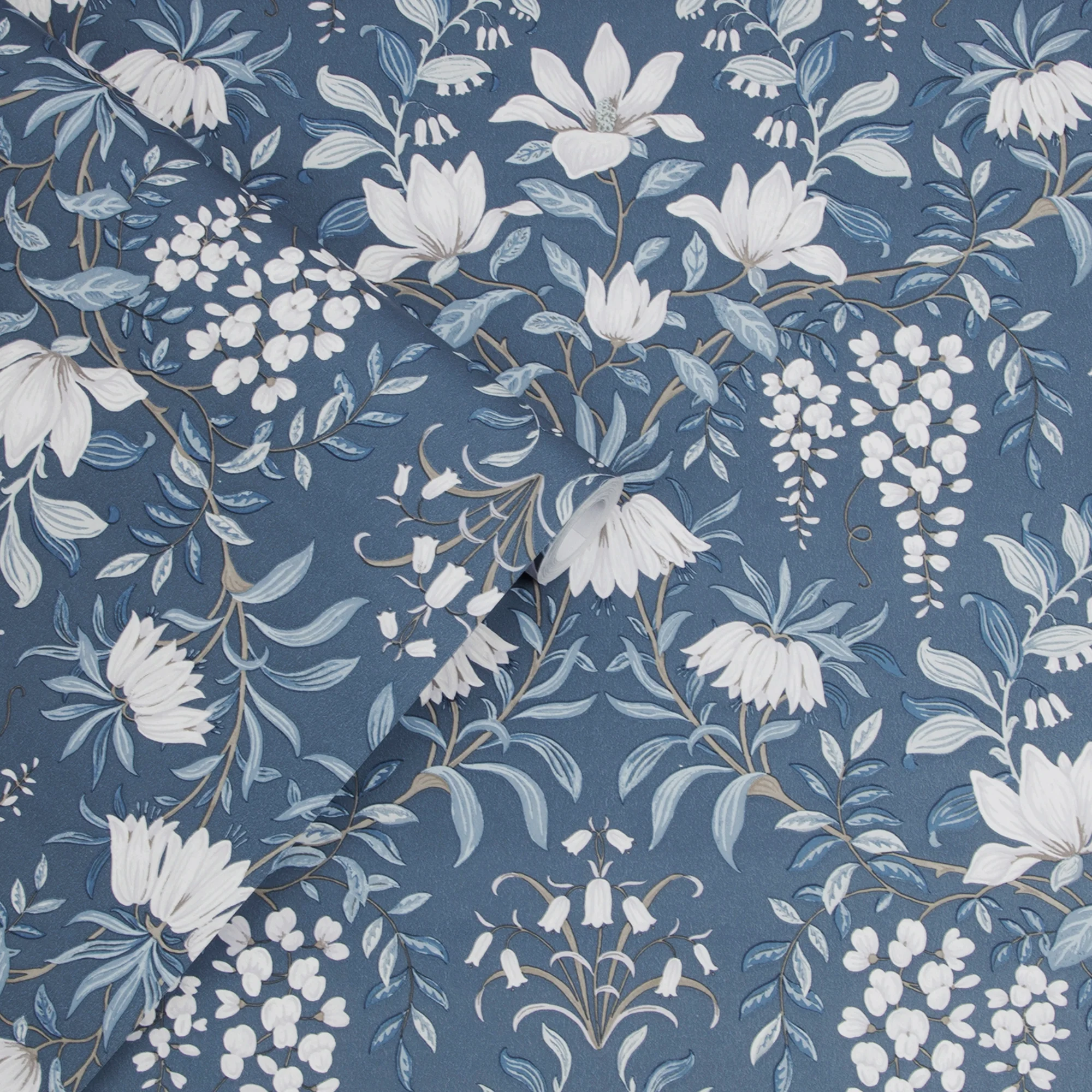 Laura Ashley Wallpaper Parterre Dark Seaspray - Image 3