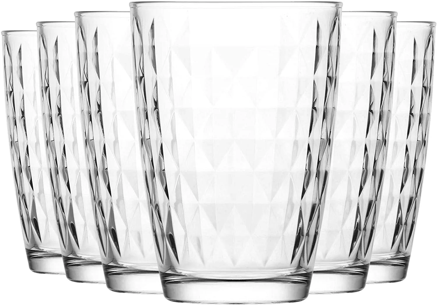 LAV Artemis Highball Cocktail Tumbler Glasses 415ml  Pack of 6