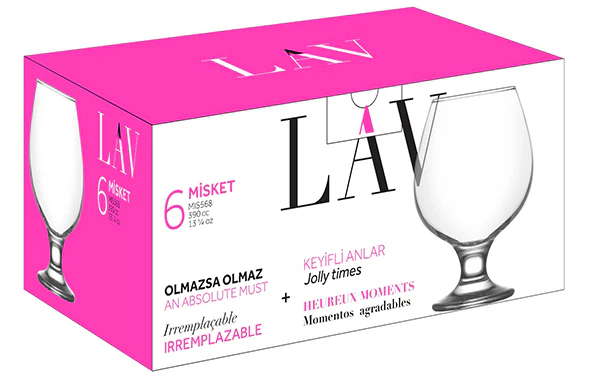 LAV Cognac Glasses Set of 6 - Image 2
