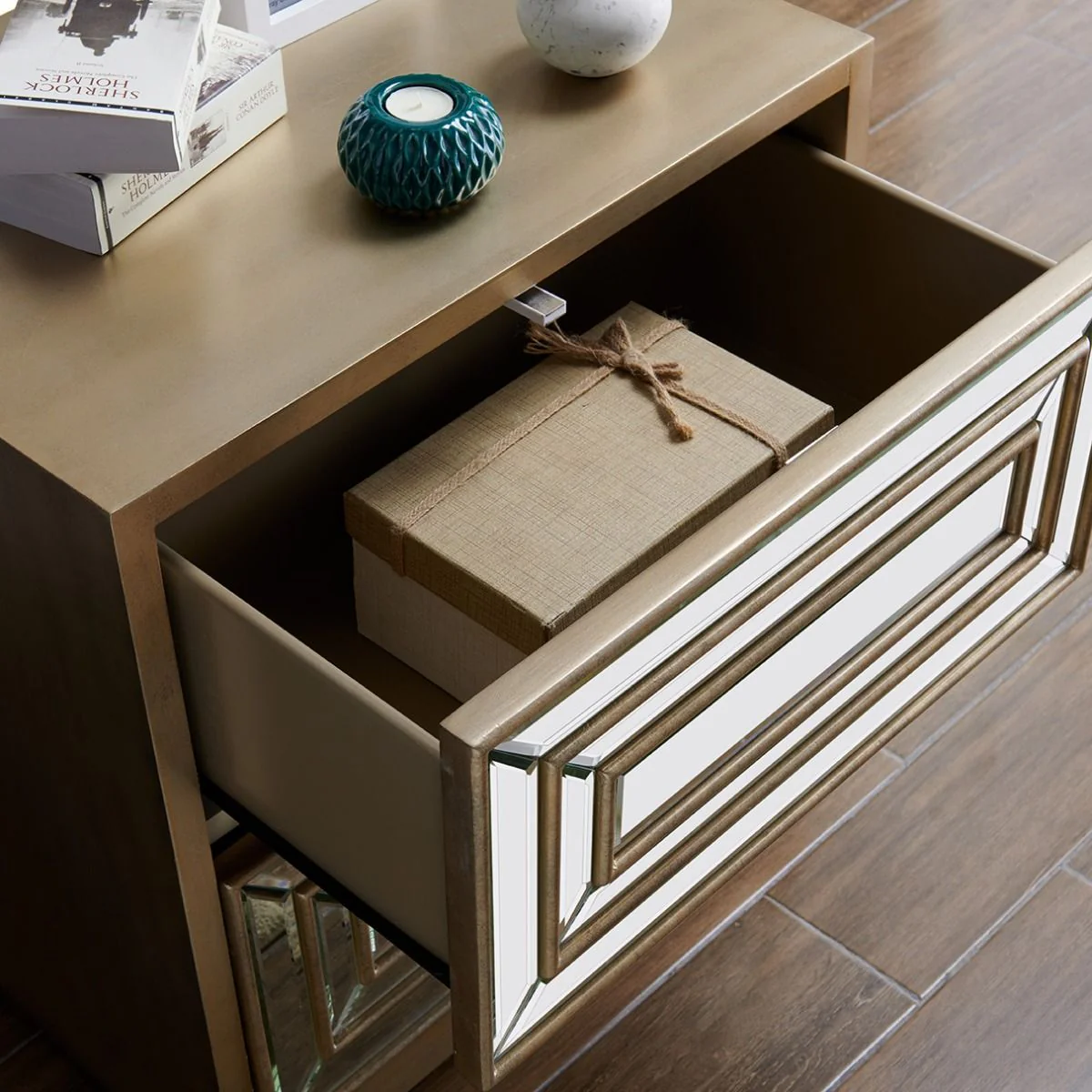 Lisbon 2 Drawer End Table - Image 2