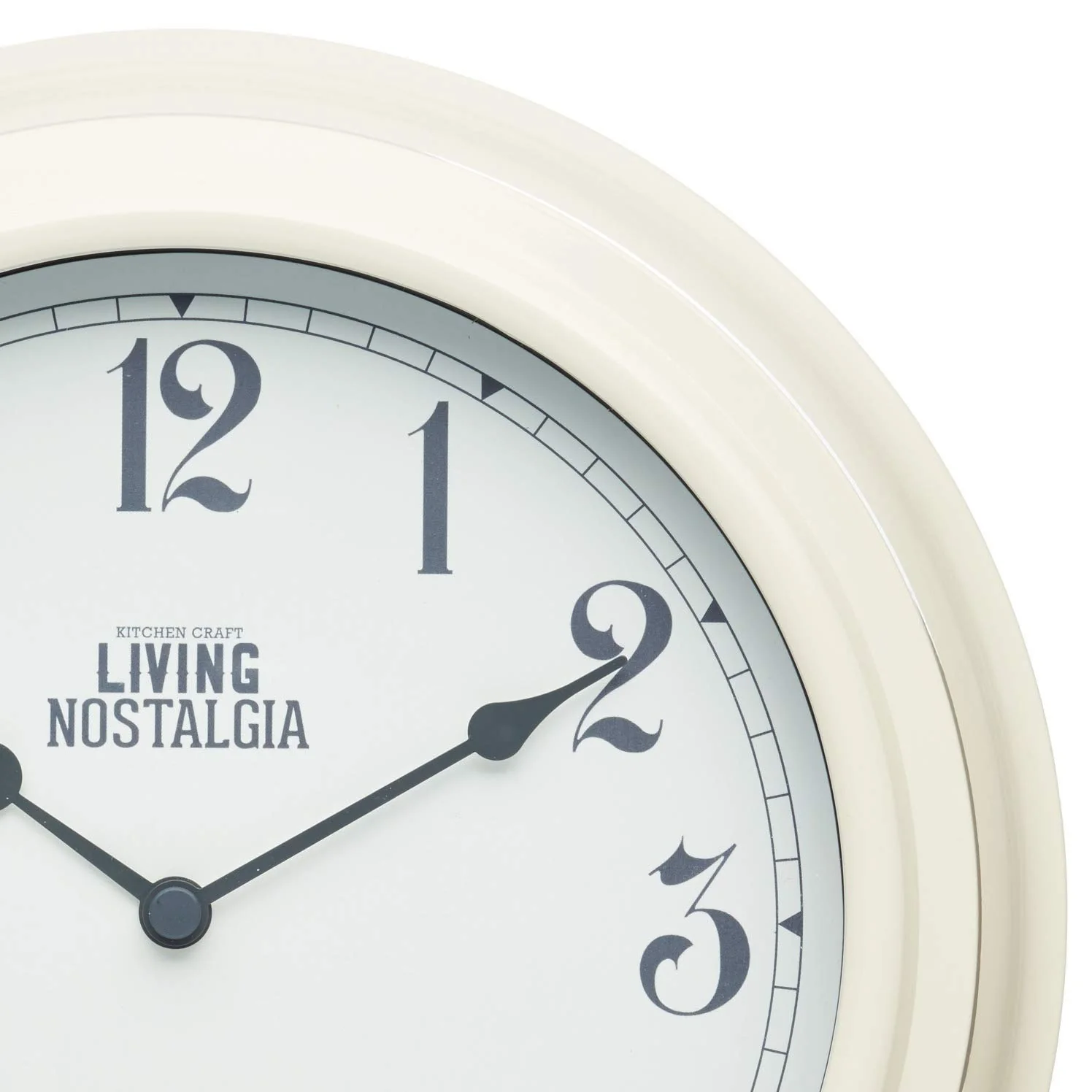 Living Nostalgia Antique Cream Wall Clock - Image 2