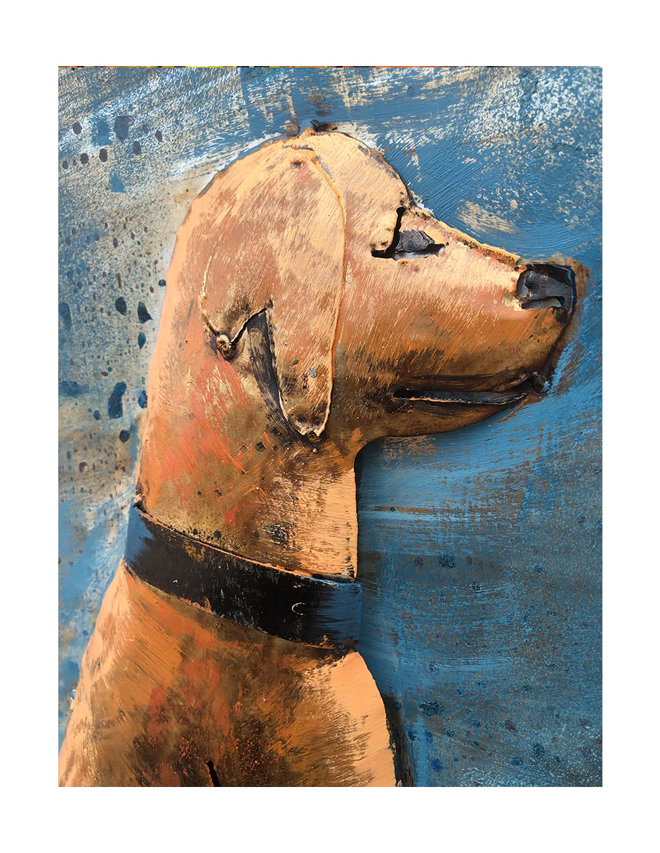 Man With His Dog Wall Art - Image 6