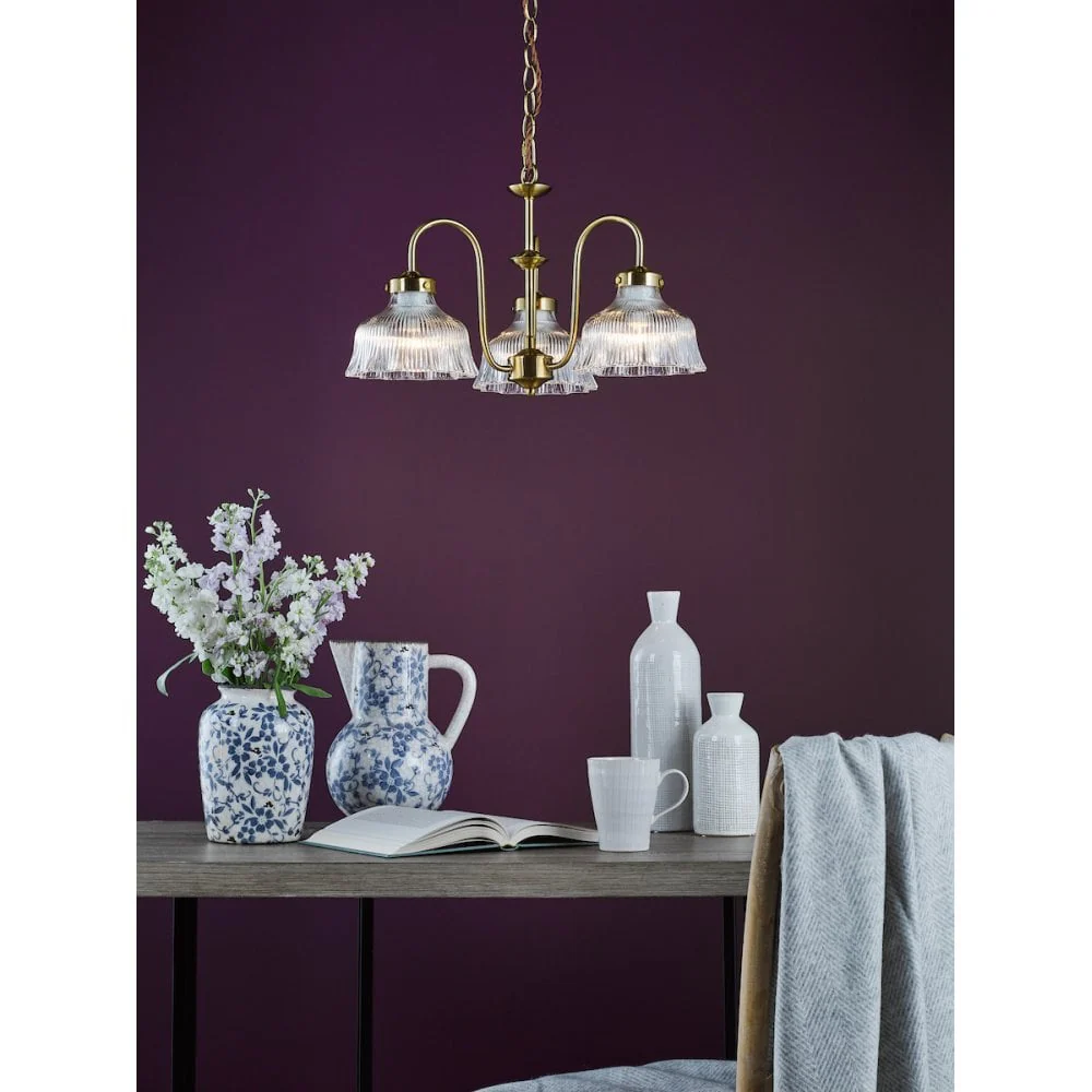 Maude 3 Light Armed Pendant - Image 4