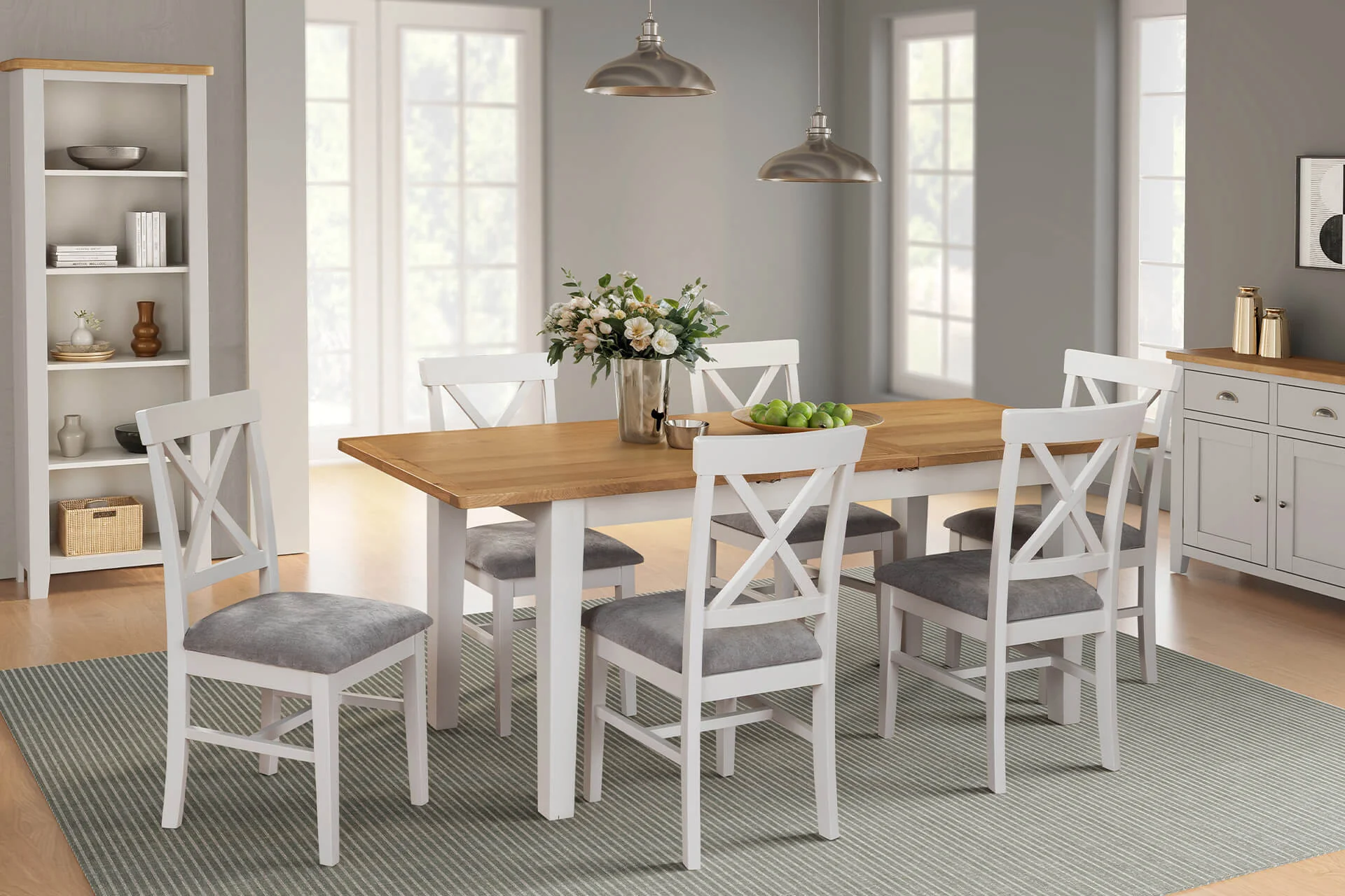 Mellor Extendable Dining Table 120/160 cm Cashmere - Image 8