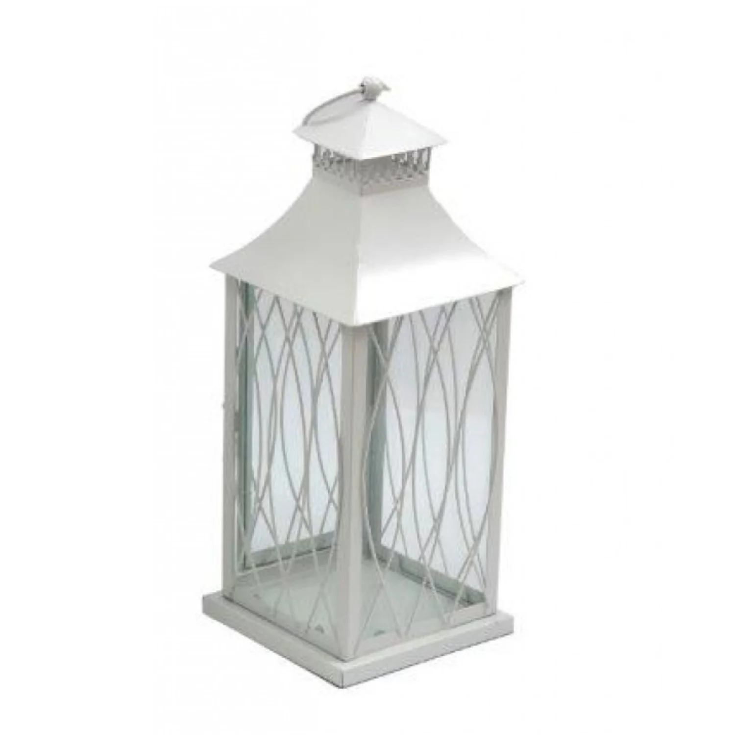 Metal Lantern Small White - Home Accessories Collection