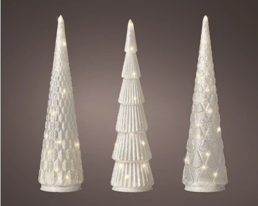 Micro LED Tree Glass Steady BO Indoor Frost White - Image 2