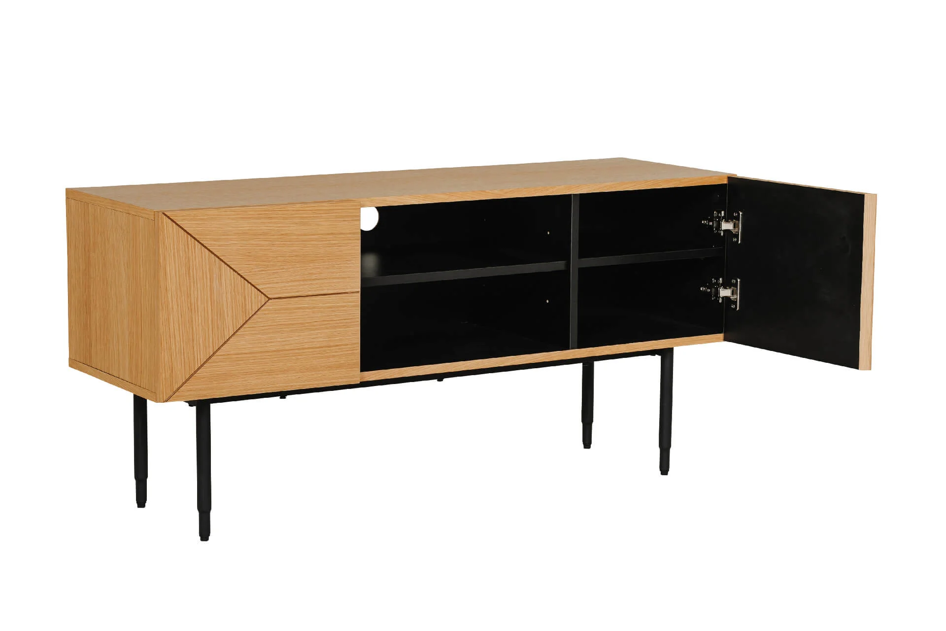 Nate TV Unit 1.2 m Natural Oak - Image 2