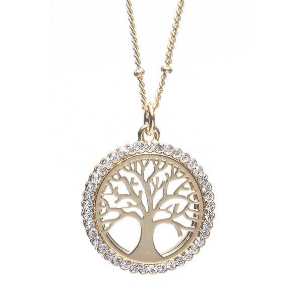 Newgrange Gold Tree of Life Pendant