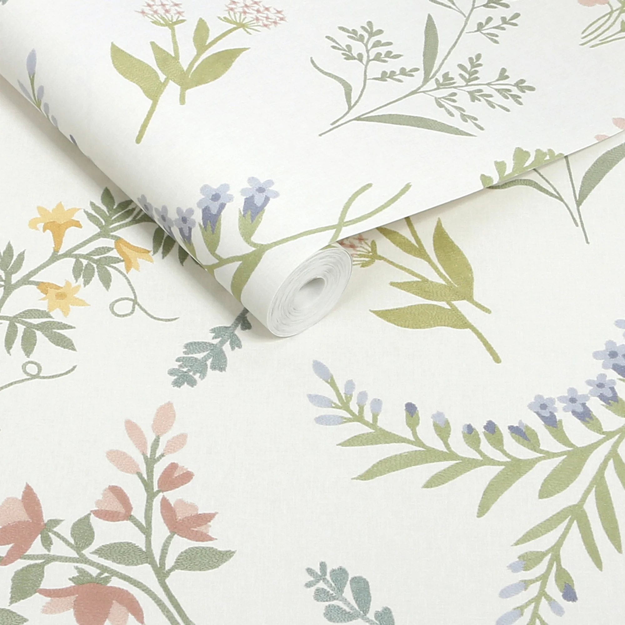 Next Stitch Floral Wallpaper Ivory – Elegant Soft Floral Wallpaper for Bedrooms, Nurseries & Living Spaces - Image 5