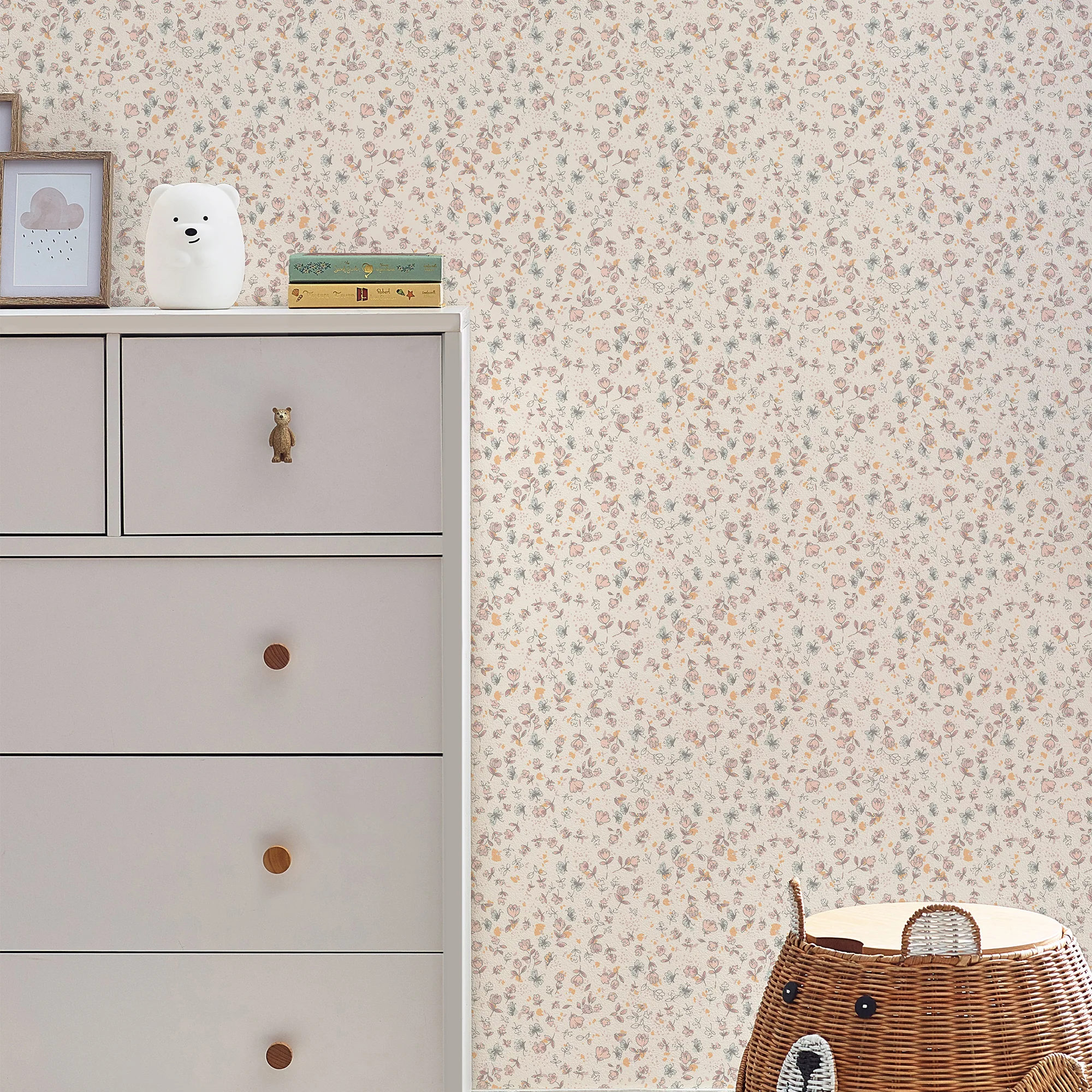 Next Wallpaper Calm Ditsy Floral Cream - Image 4