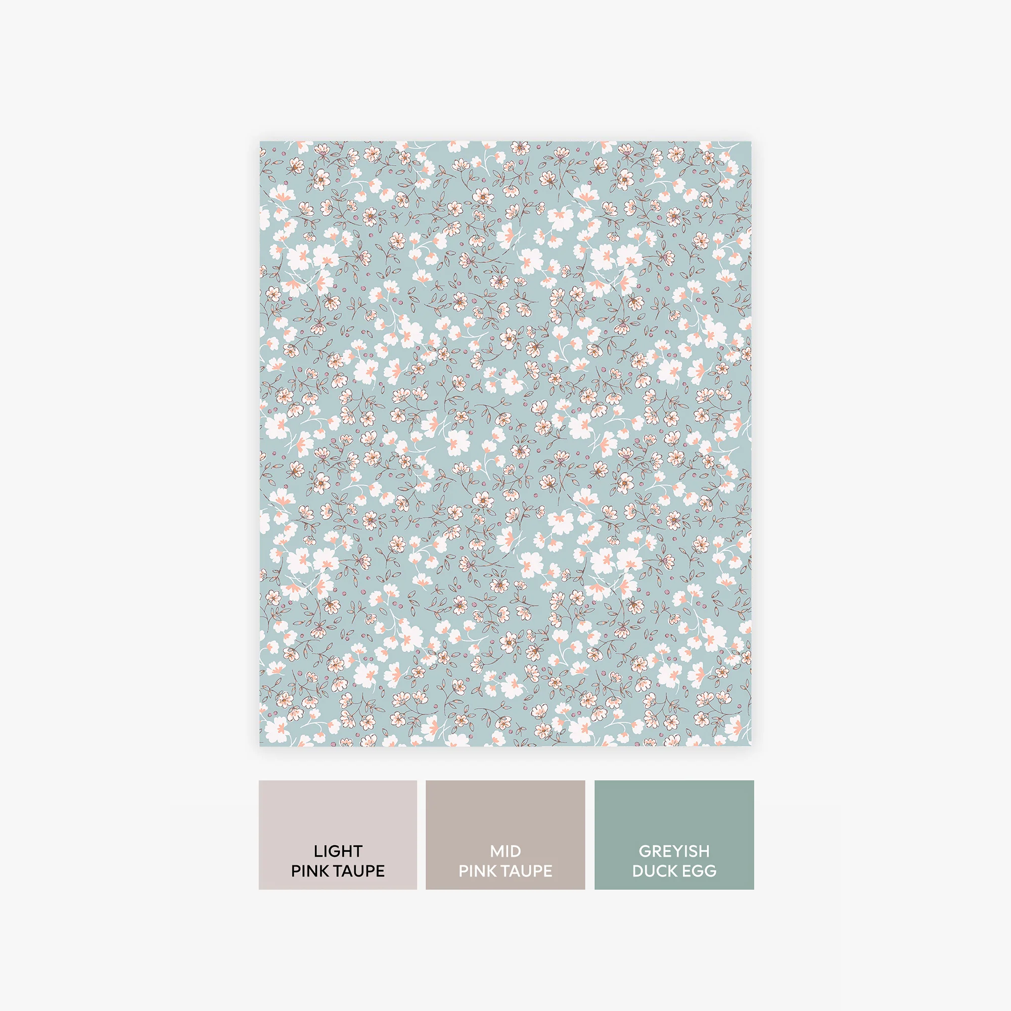 Next Wallpaper Calm Ditsy Floral Duck Egg - Image 6