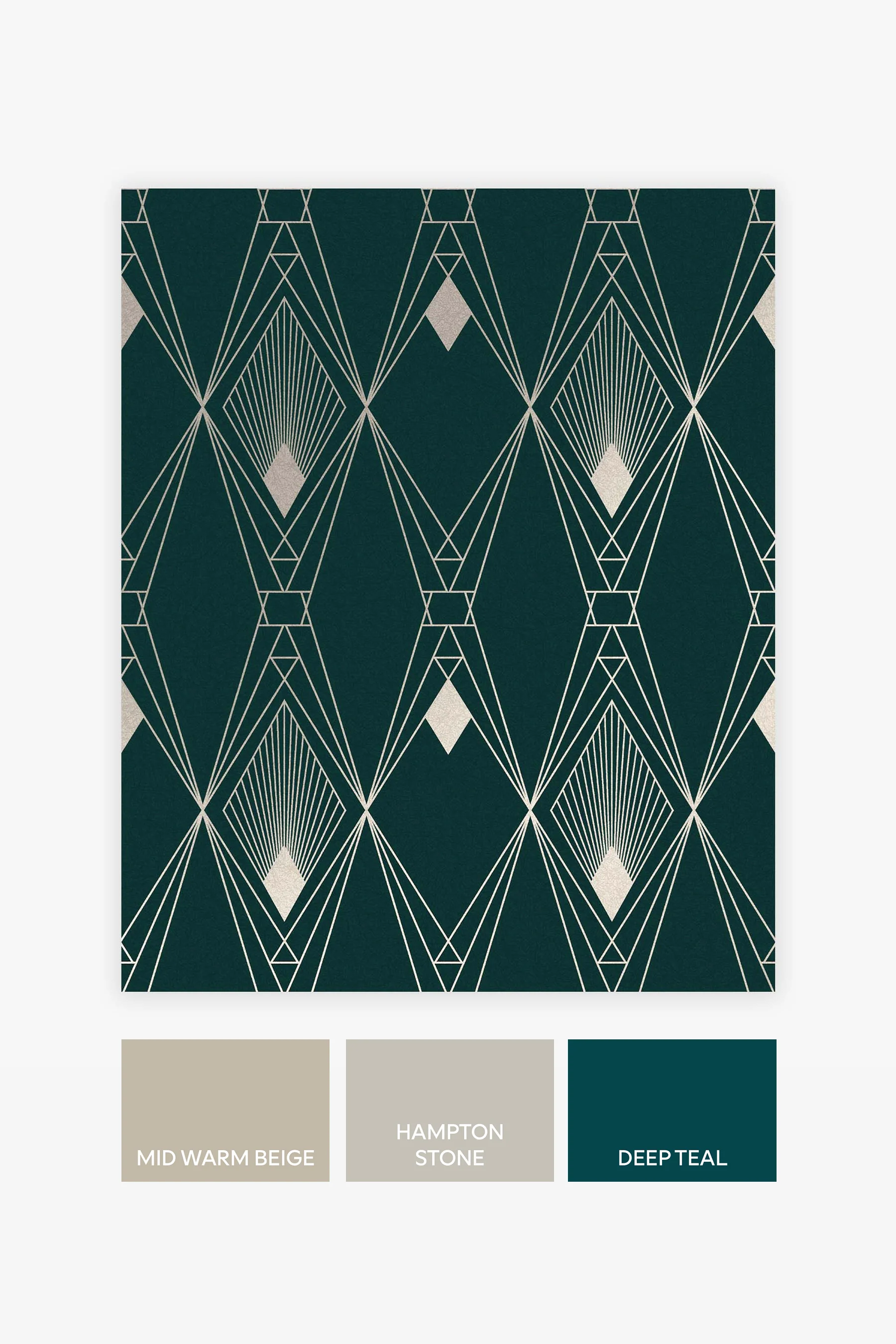 Next Wallpaper Deco Geometric Teal - Image 4