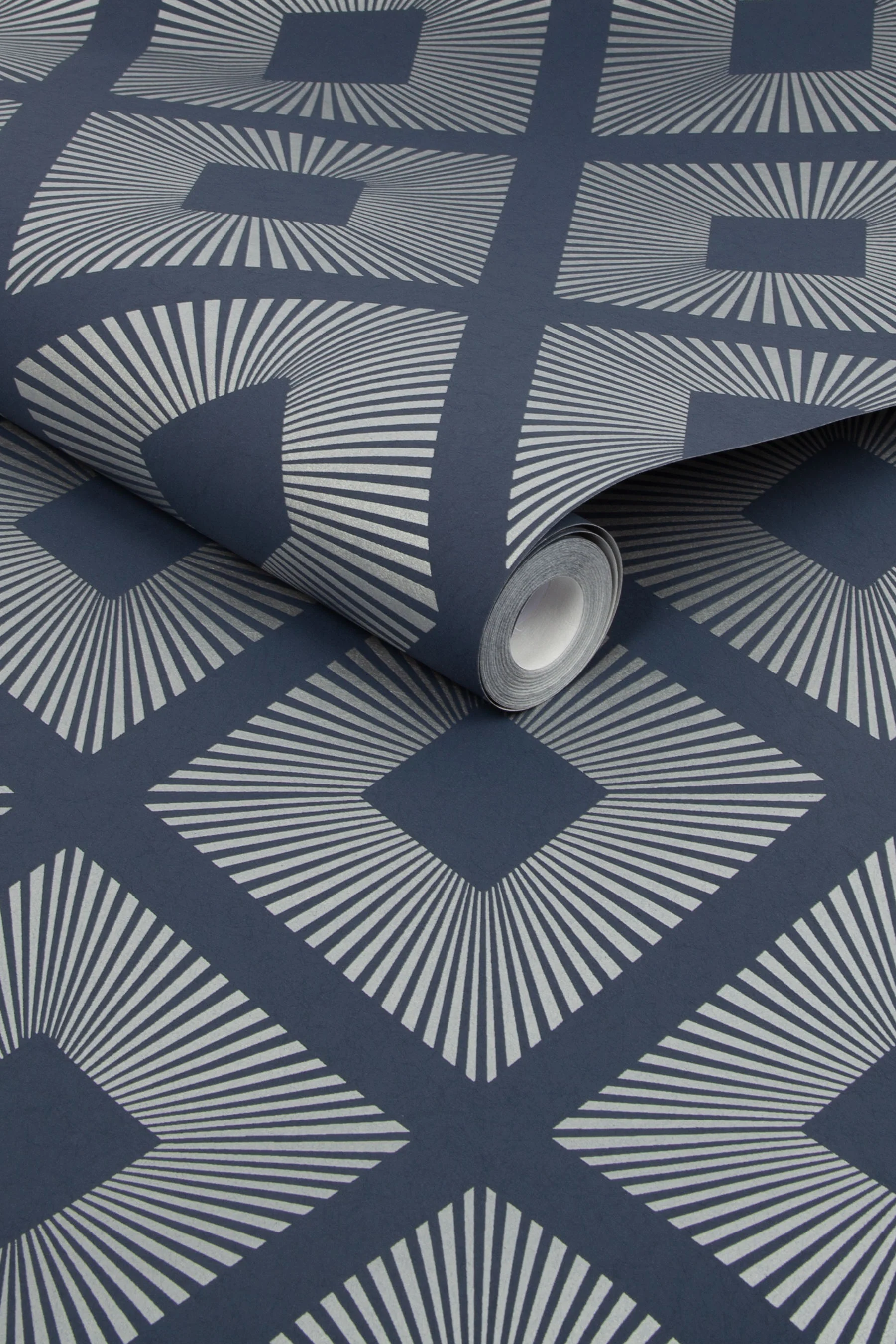 Next Wallpaper Deco Triangle Navy - Image 3