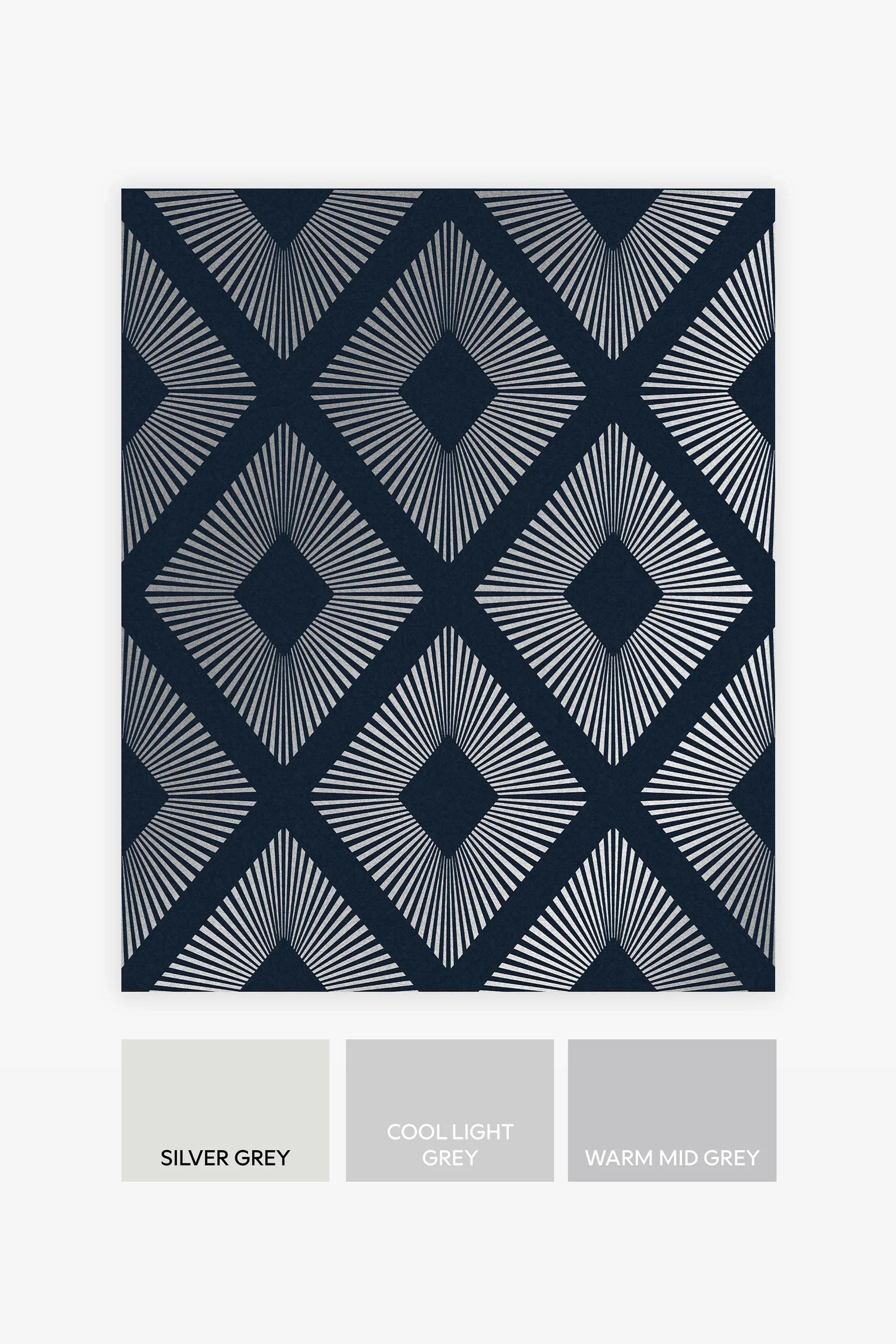 Next Wallpaper Deco Triangle Navy - Image 4