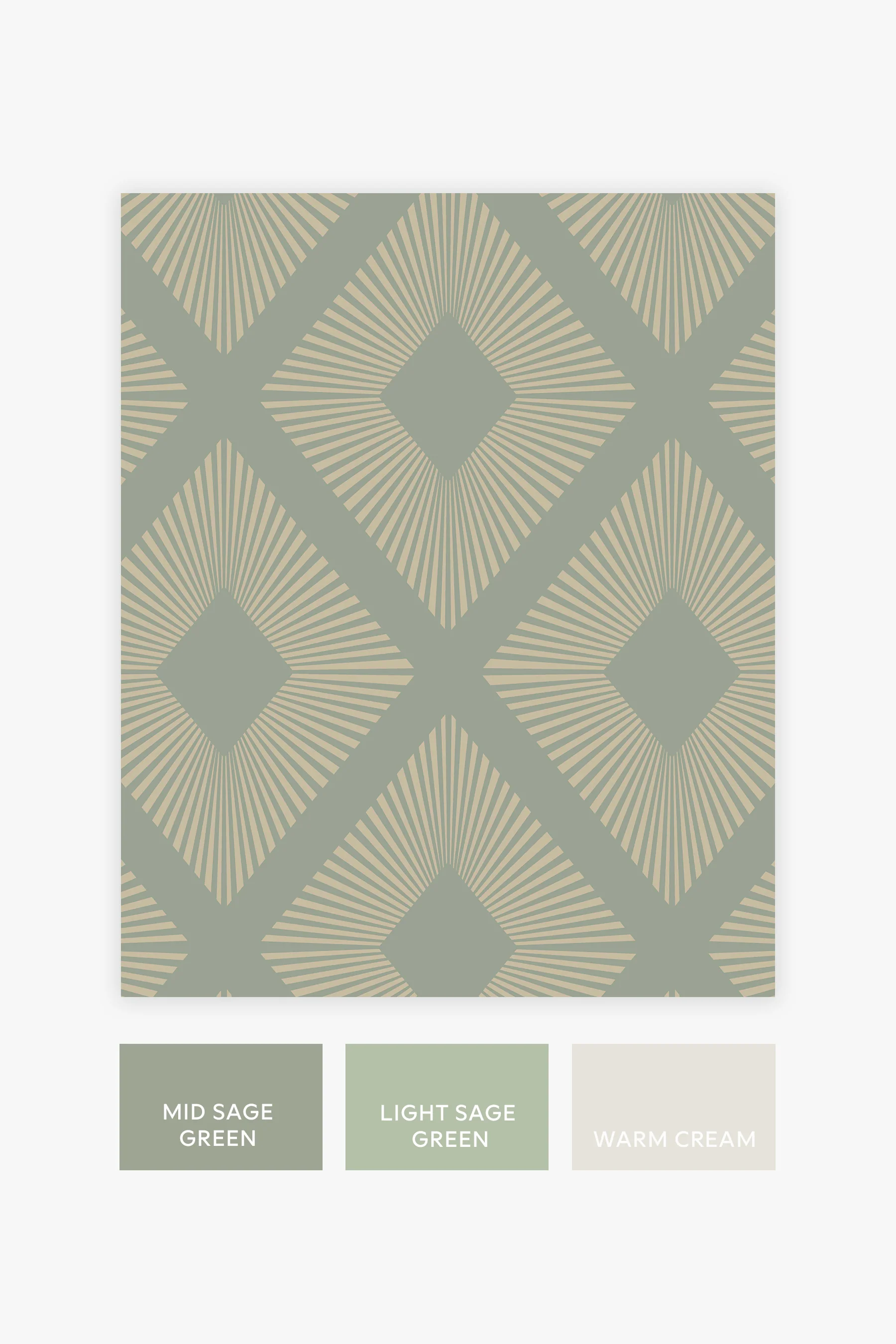 Next Wallpaper Deco Triangle Sage - Image 4