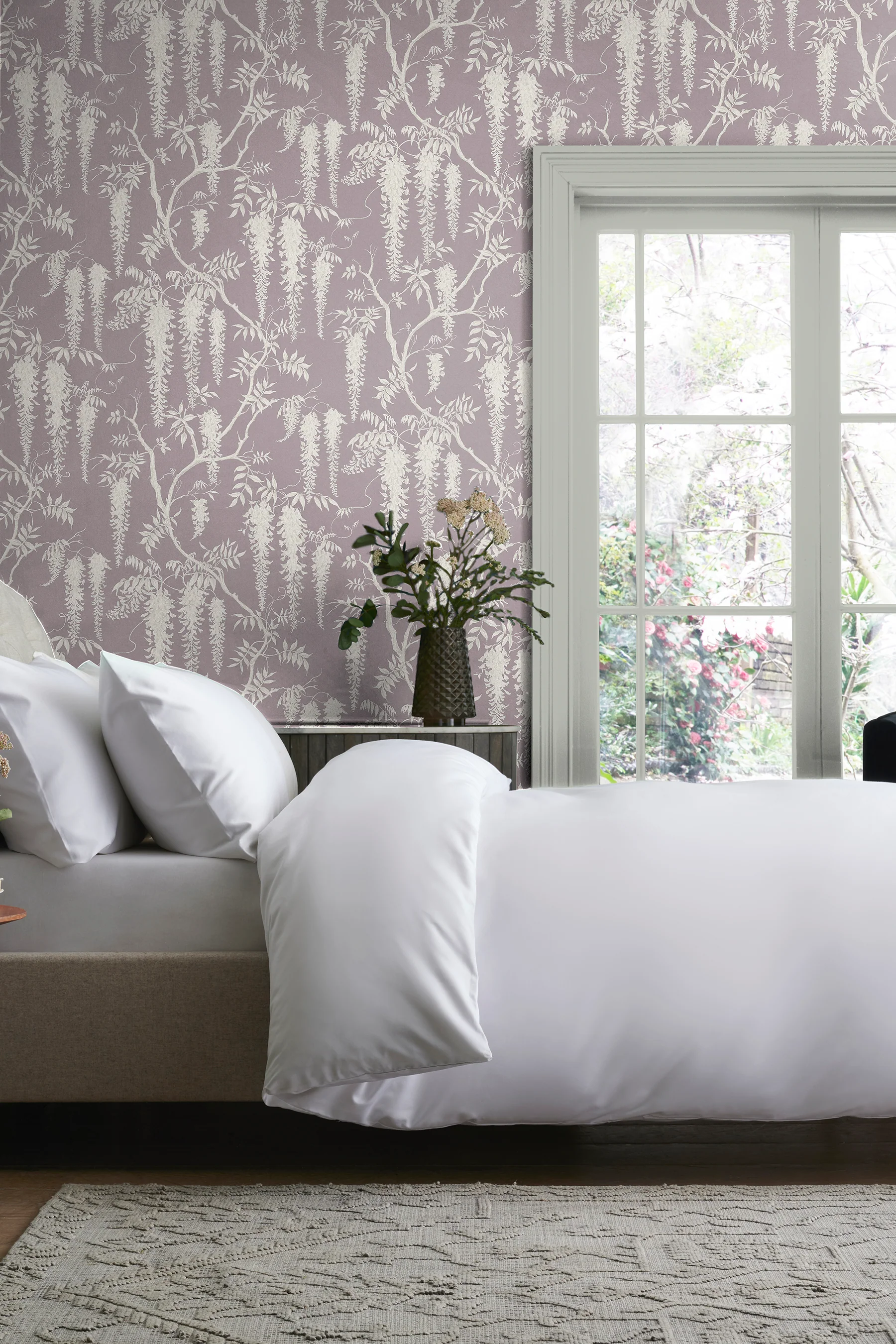 Next Wallpaper Wisteria Trails Mauve - Image 2