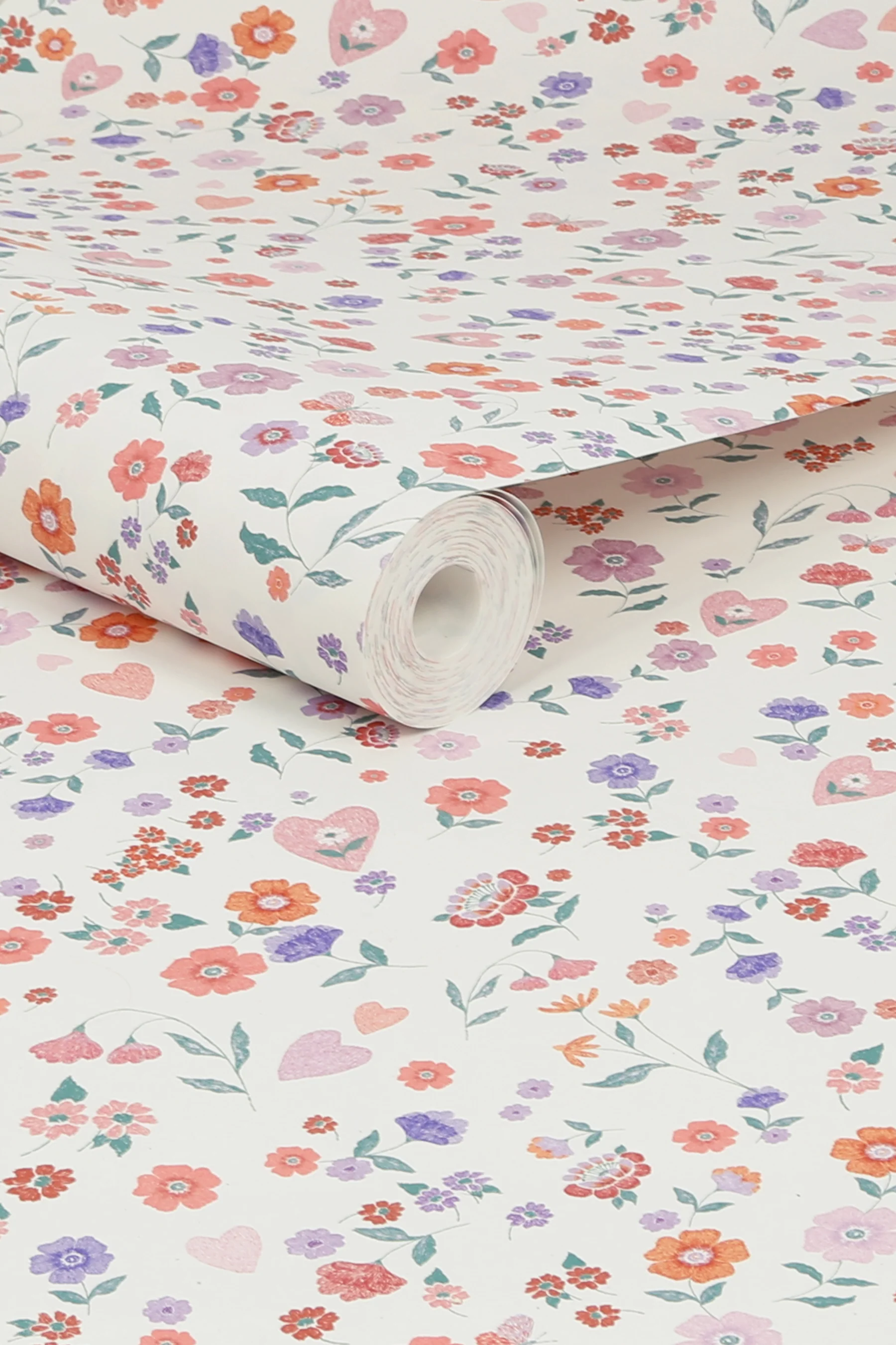 Next Wallpaper Woodland Ditsy Lavender and Peach - Image 3