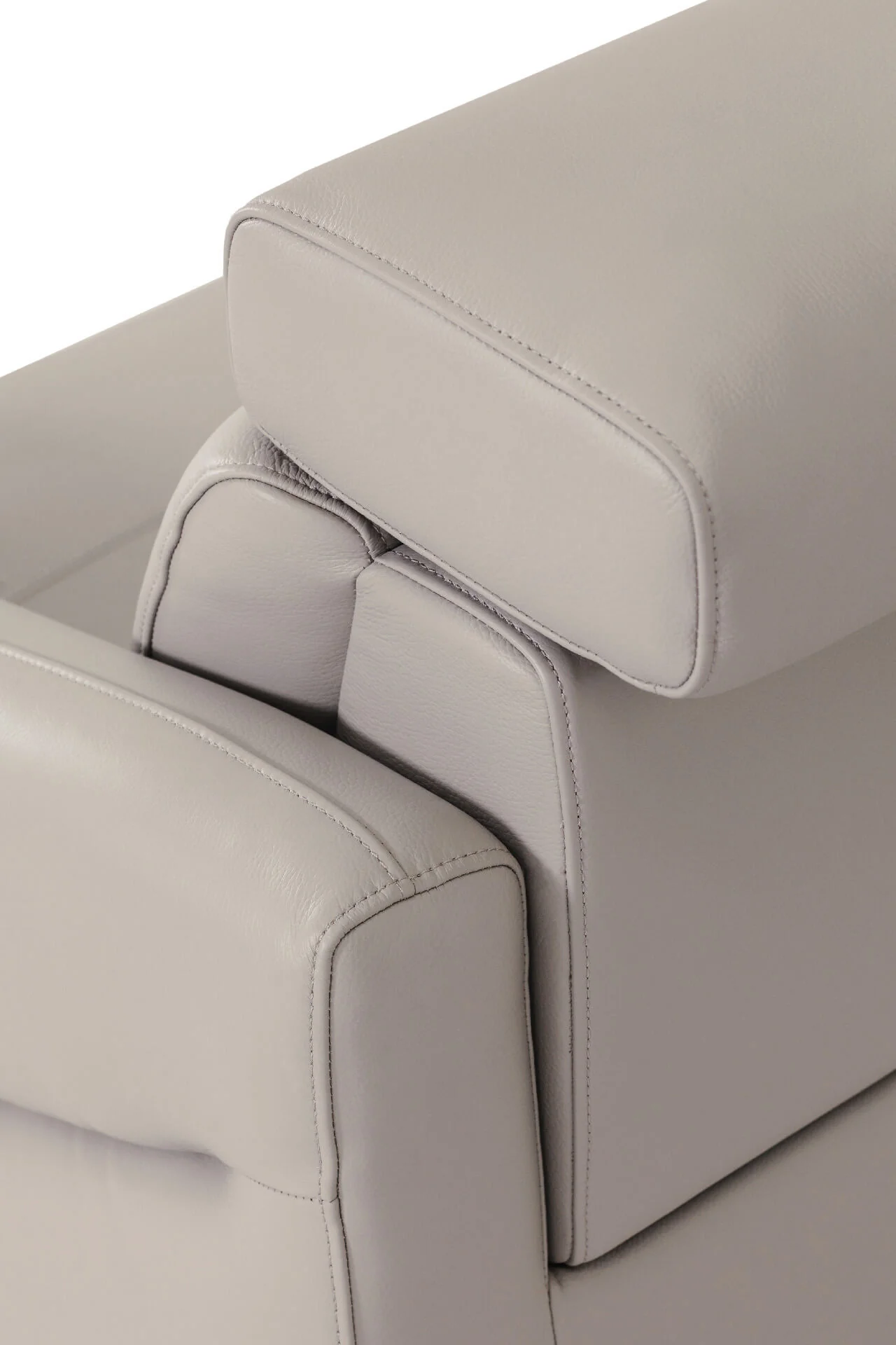 Nico Corner Sofa Electric Recliner LHF Stone - Image 6