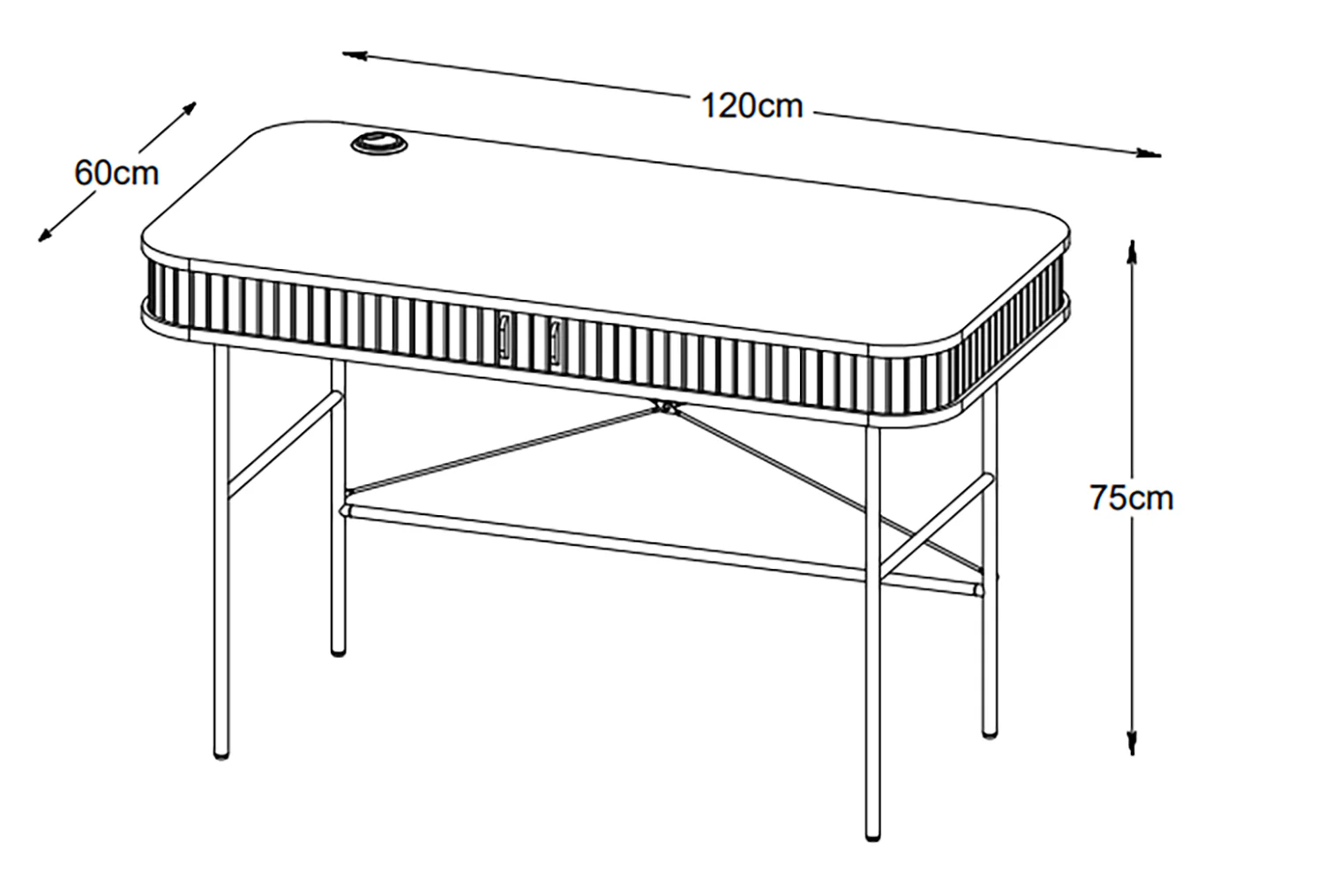 Nola Console Desk - Image 8