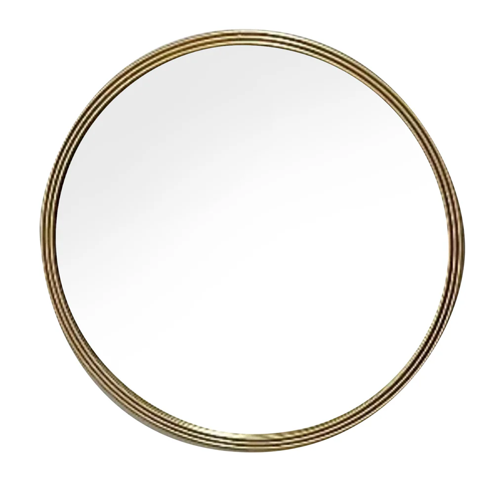 Odessa Round Mirror Gold 90 cm – Luxurious Wall & Home Decor - Image 4