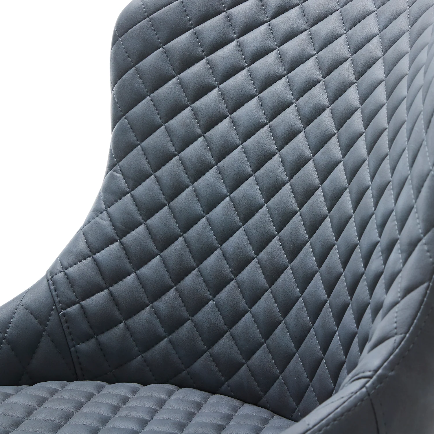 Ottowa Dining Chair PU Leather Grey - Image 4