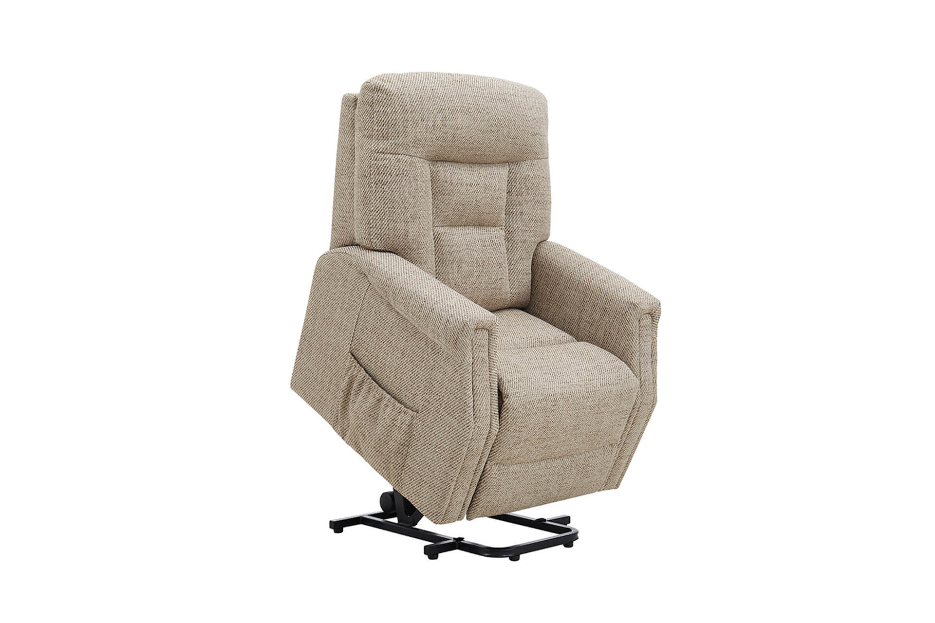 Prescot Electric Lift & Rise Recliner Chair Oatmeal - Image 5